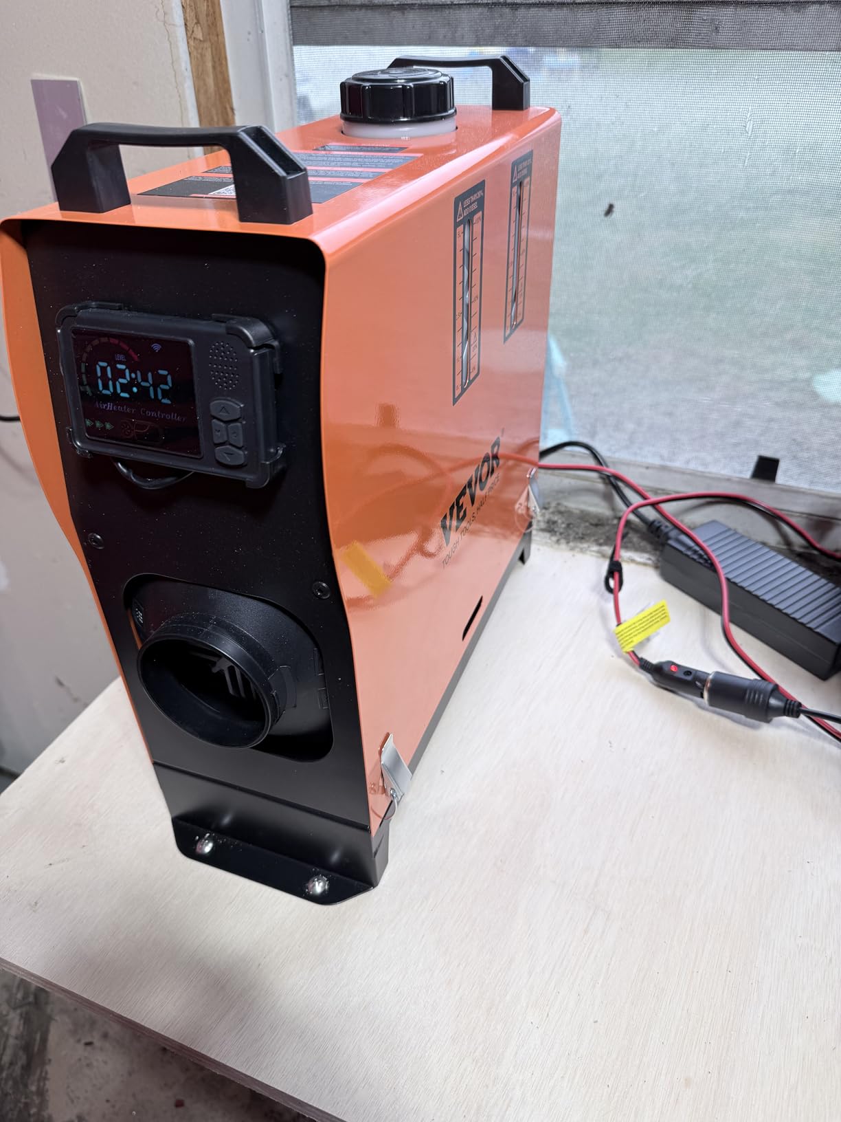 VEVOR 8KW Diesel Heater All in One, Diesel Air Heater with Bluetooth App Control, Portable Parking Heater Automatic Altitude Adjustment Max 18045 ft, Remote Control and LCD, for Vehicles and Indoors customer photo 1