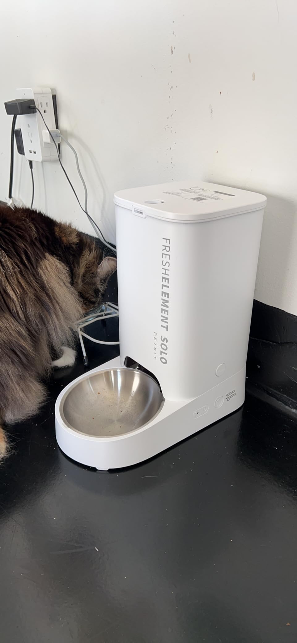 PETKIT Automatic Cat Feeder, 2.4G WiFi Automatic Dog Feeder, App Control Pet Food Dispenser with Triple Fresh-Lock System, Schedule Feeding, Food Shortage Alert, Dual Power-Charge&Battery,3L Capacity customer photo 1