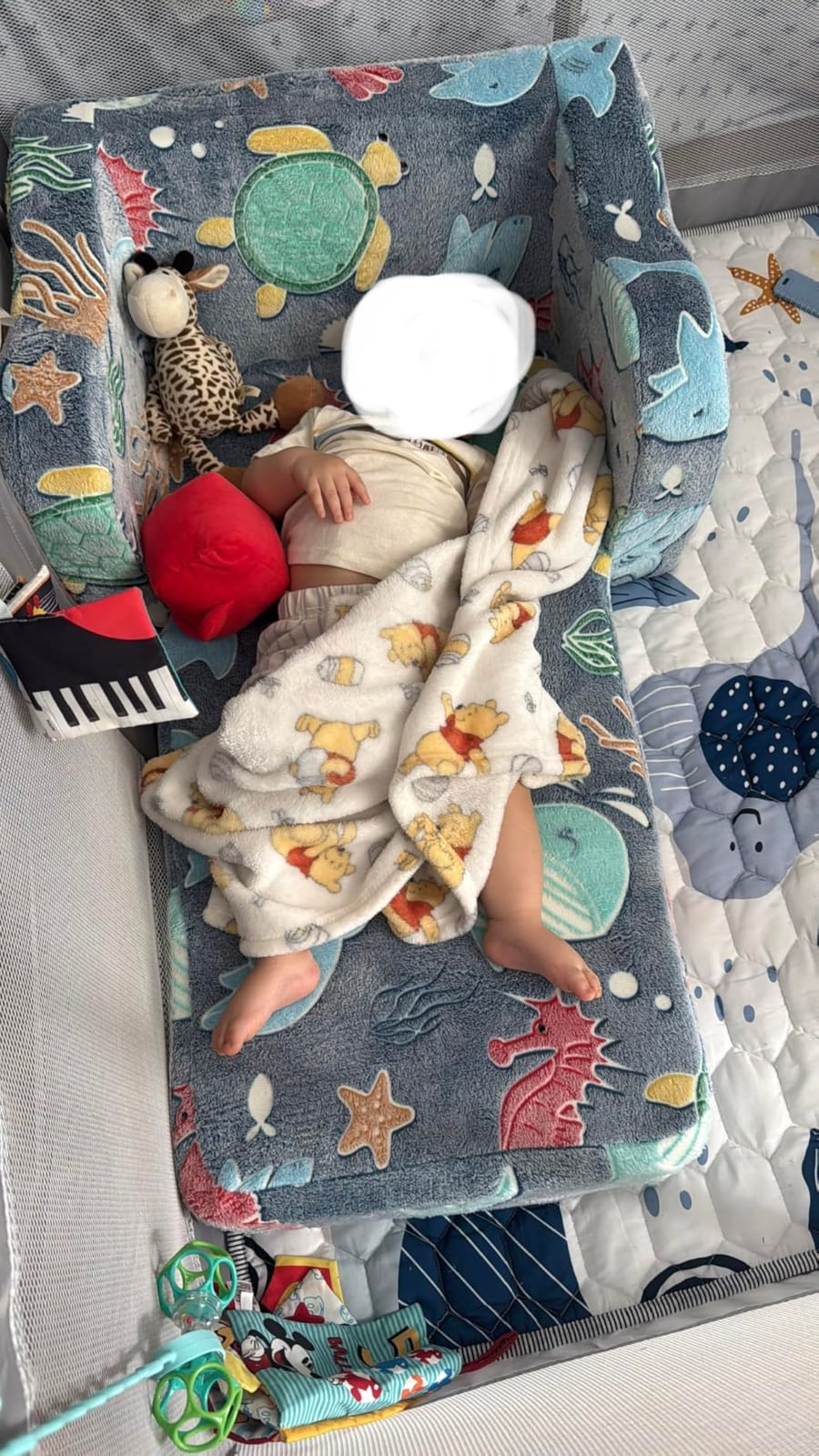 MeMoreCool Glow in the Dark Dinosaur Toddler & Kids Couch, Fold Out Sofa customer photo 2