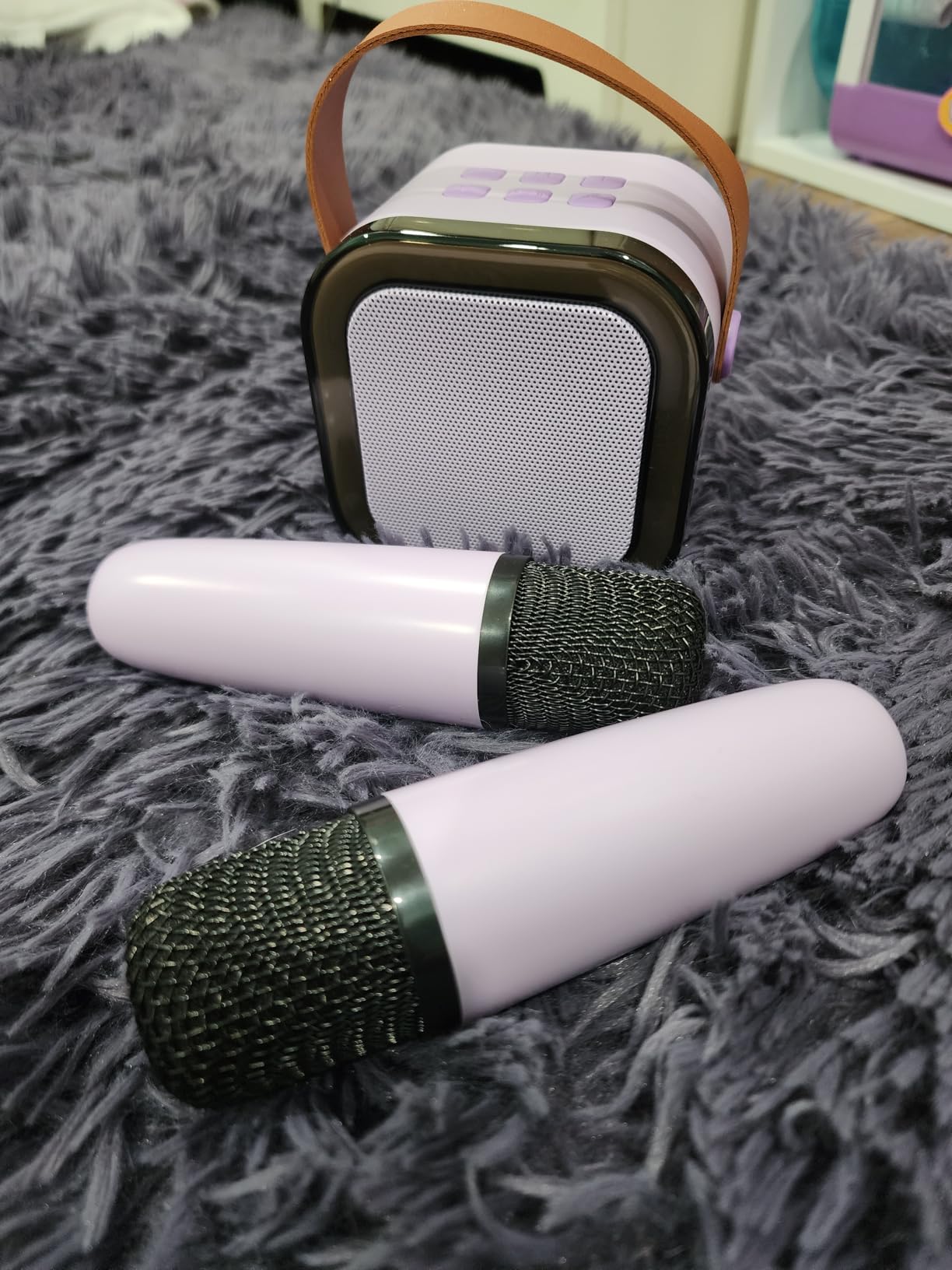 IROO Mini Karaoke Machine for Kids, Birthday Gifts Toys for Girls Ages 3-12 customer photo 1