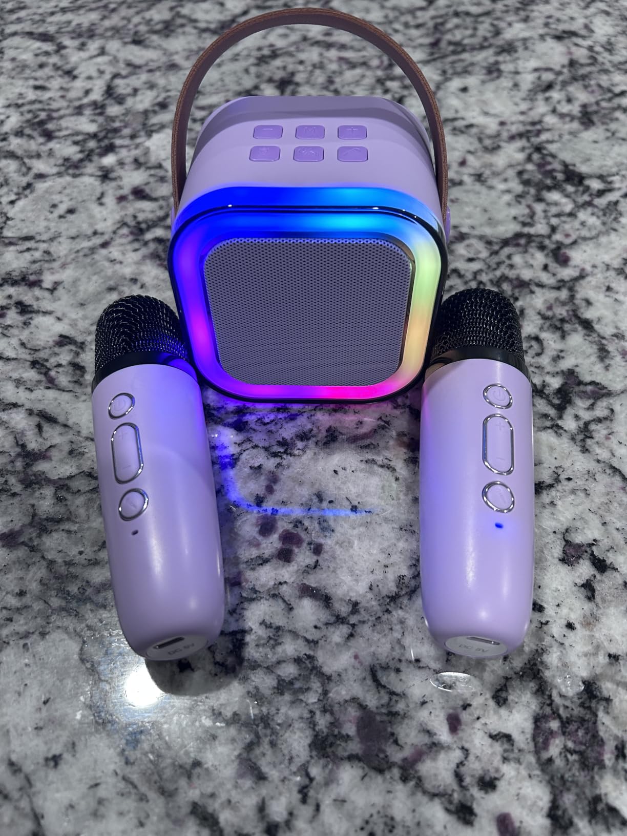 IROO Mini Karaoke Machine for Kids, Birthday Gifts Toys for Girls Ages 3-12 customer photo 2
