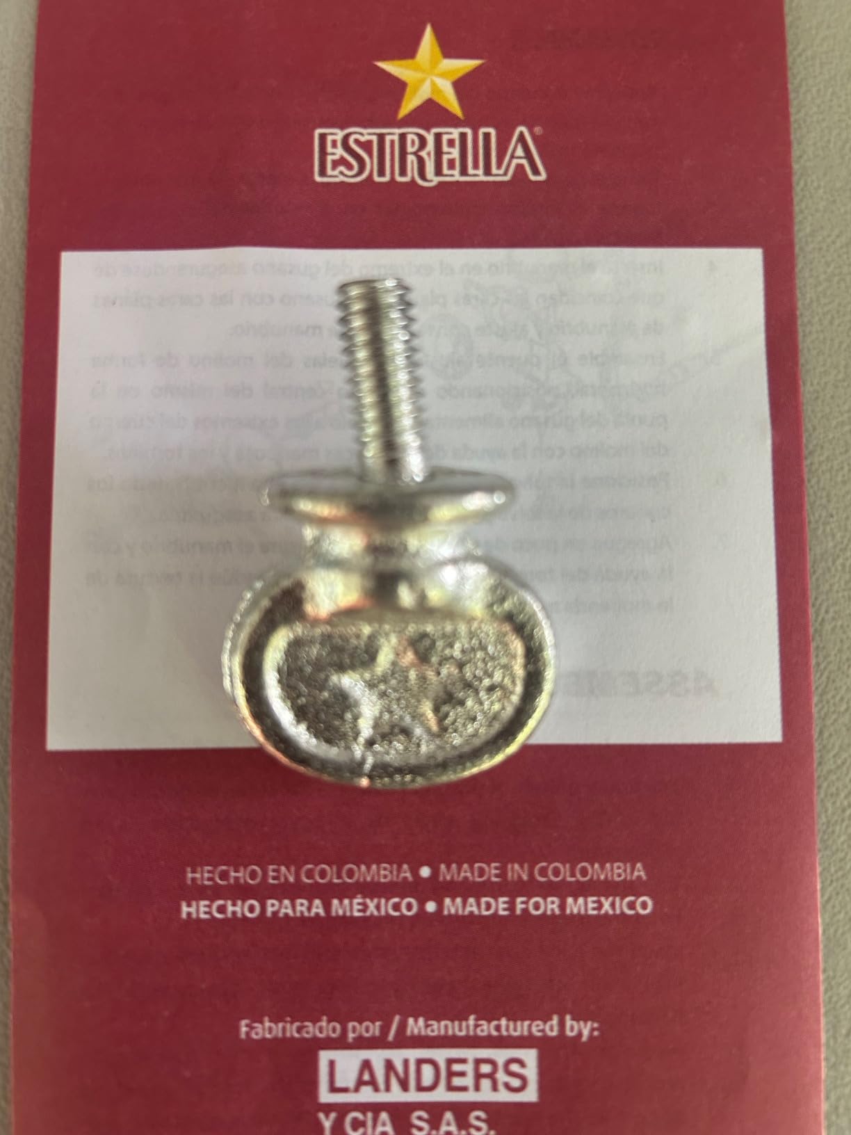Estrella Cast Iron Manual Corn Grinder, Hand Grain Mill, Molino de Maiz Manual, Red Molino for Corn, Nixtamal, Masa, Coffee & Spices customer photo 2