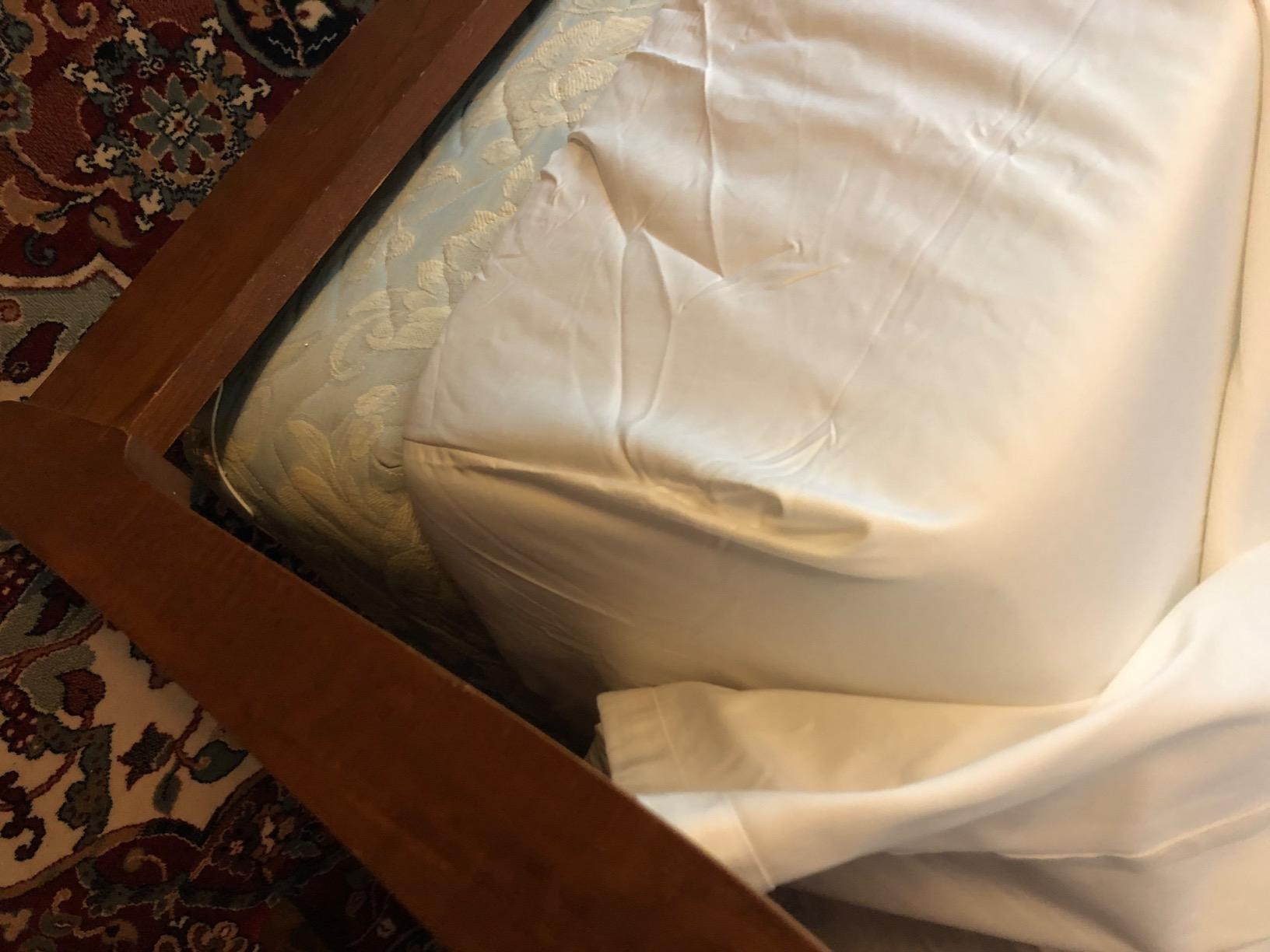 Threadmill 1200TC Supima Cotton Queen Sheet Set, Sateen, Folkstone Blue customer photo 1