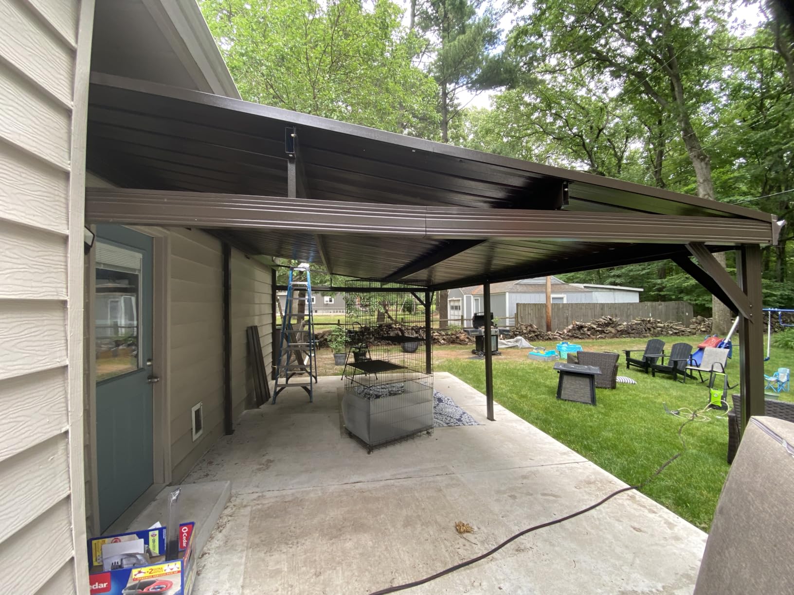 Domi 10x12FT Sunroom,Wall Mounted Solarium with Steel Roof,Lean-to Gazebo customer photo 1