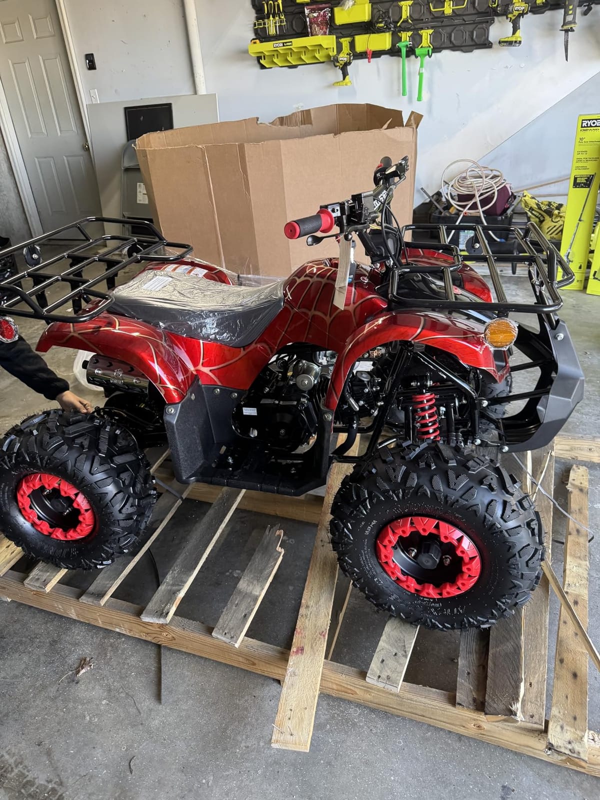 Coolster 125cc ATV - Gas Quad, Automatic-Reverse, Spider Black, 3125XR8-U2 customer photo 1