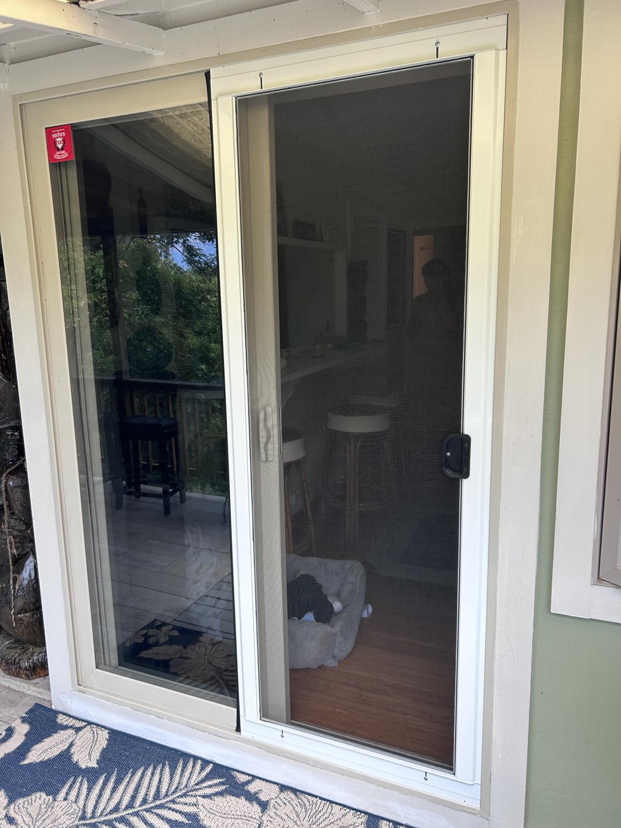 RiteScreen KD Mfit Sliding Screen Door Replacement, Ready-to-Assemble, Easy DIY, Bronze,36