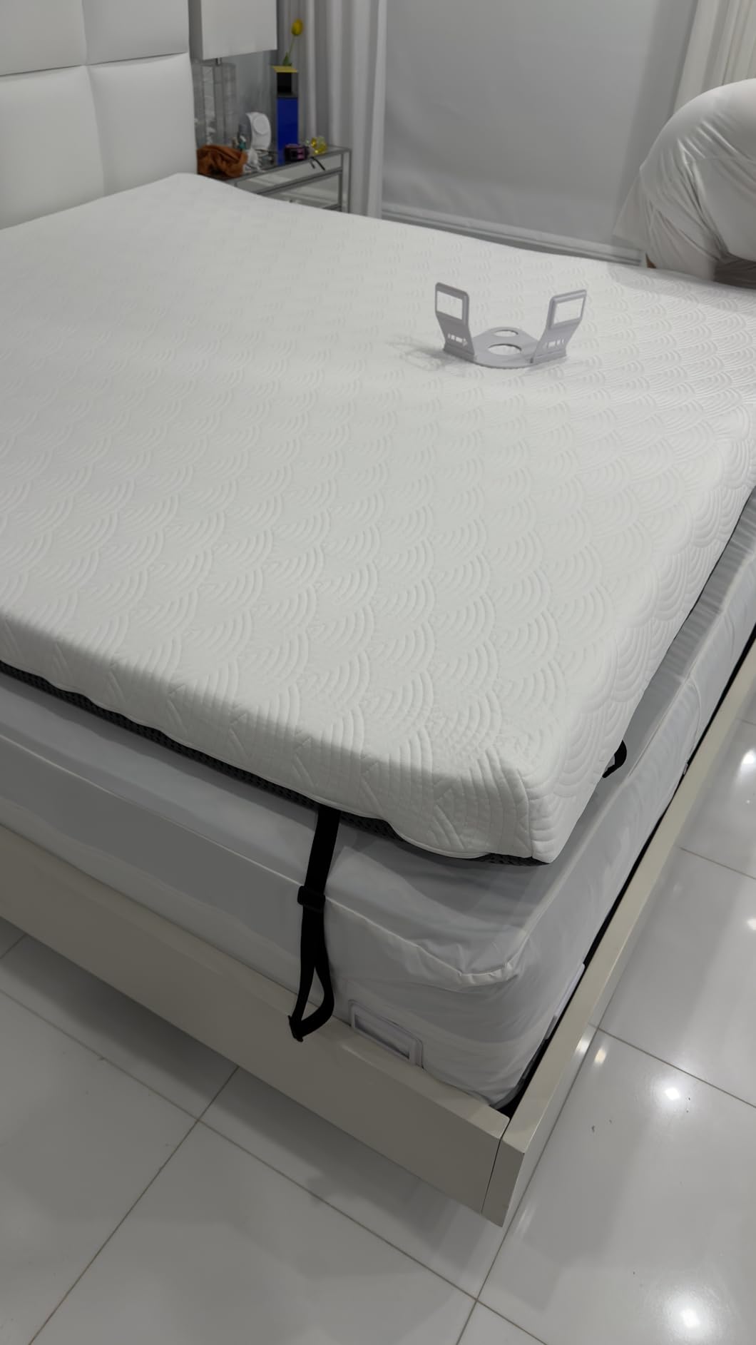 Viscosoft Active Cooling 4 Inch Memory Foam Mattress Topper Queen Size customer photo 1