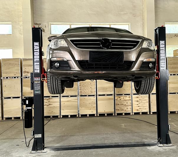 12000 Lbs 4.0HP Two Post Lift Single Lock Release Auto Lift Car Lift 2-Post Lift Truck Hoist customer photo 1