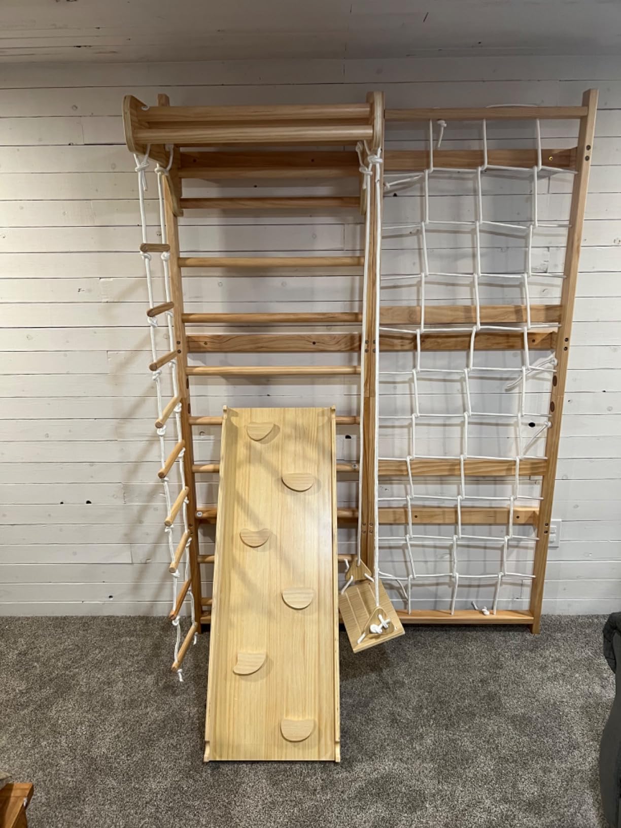Avenlur Neem Swedish Ladder Wall Gym Adult & Kids Climbing Wall (94.5 in) customer photo 1