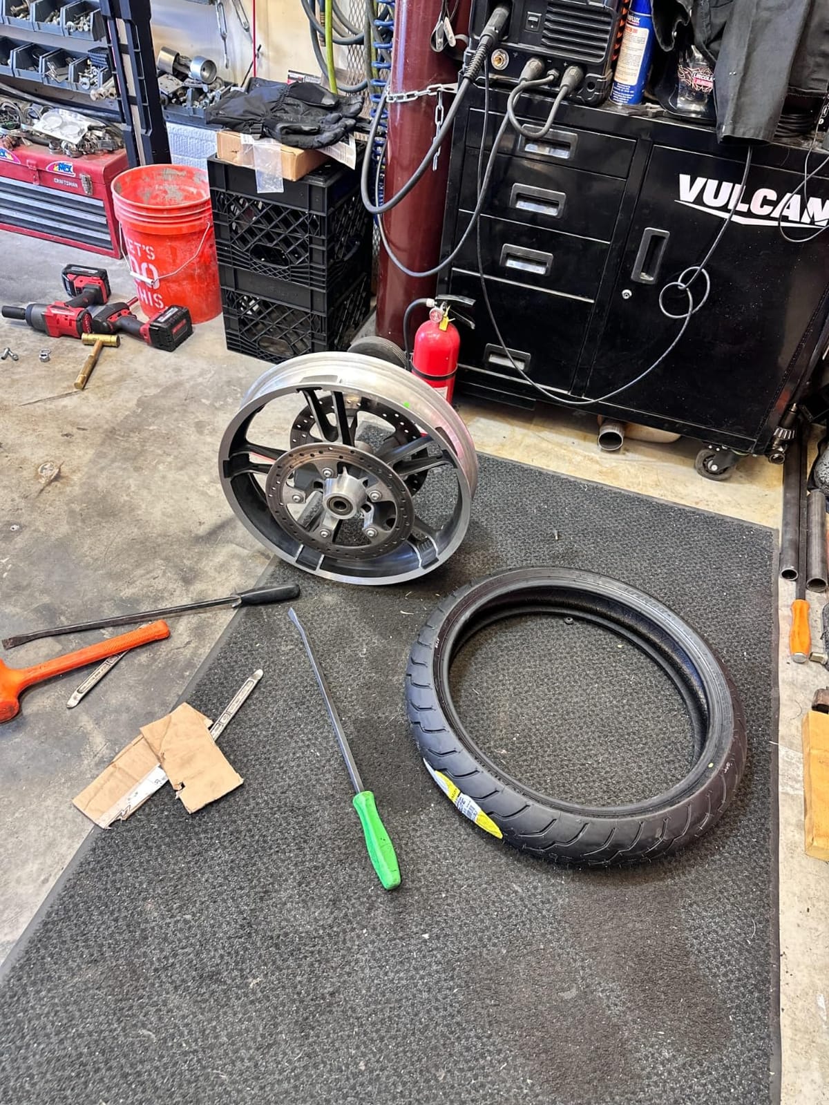 Motorcycle Wheel Balancer Stand, Static&Dynamic Tire Balancing Tool customer photo 1