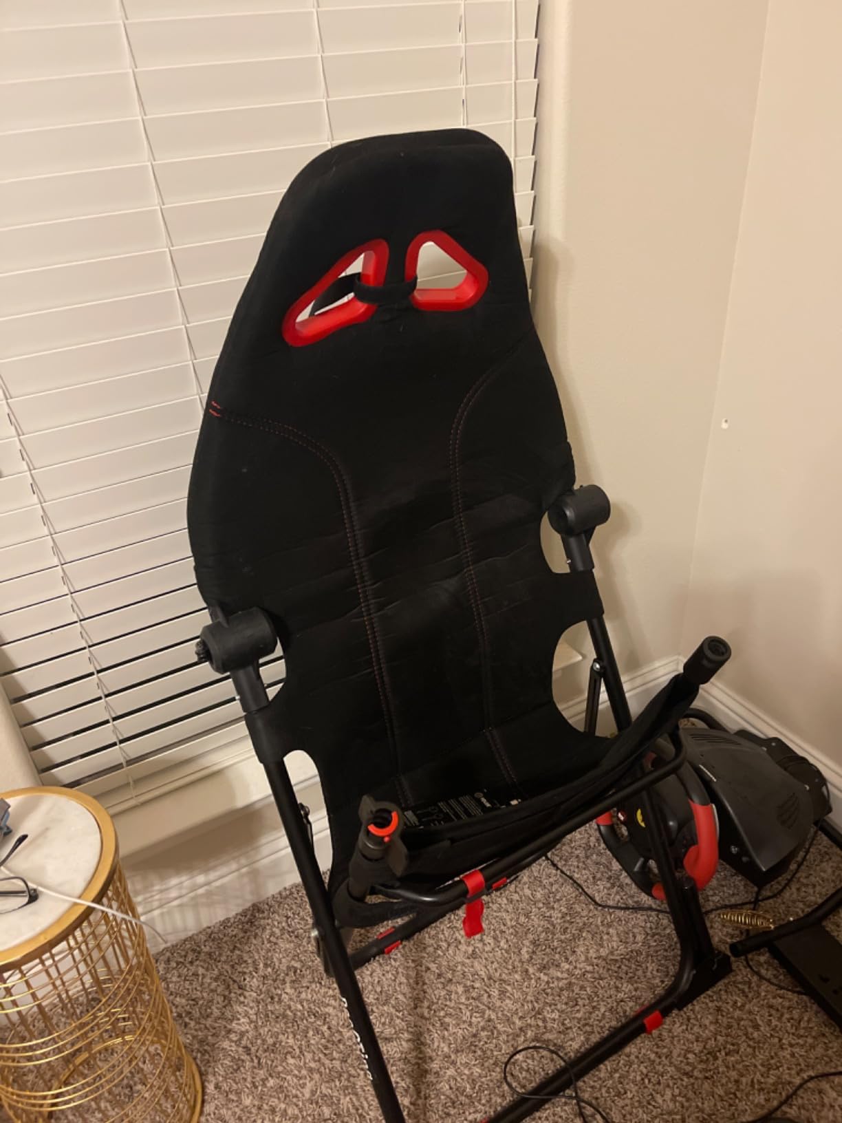 DIWANGUS Foldable Racing Simulator Cockpit for Logitech Thrustmaster MOZA customer photo 2