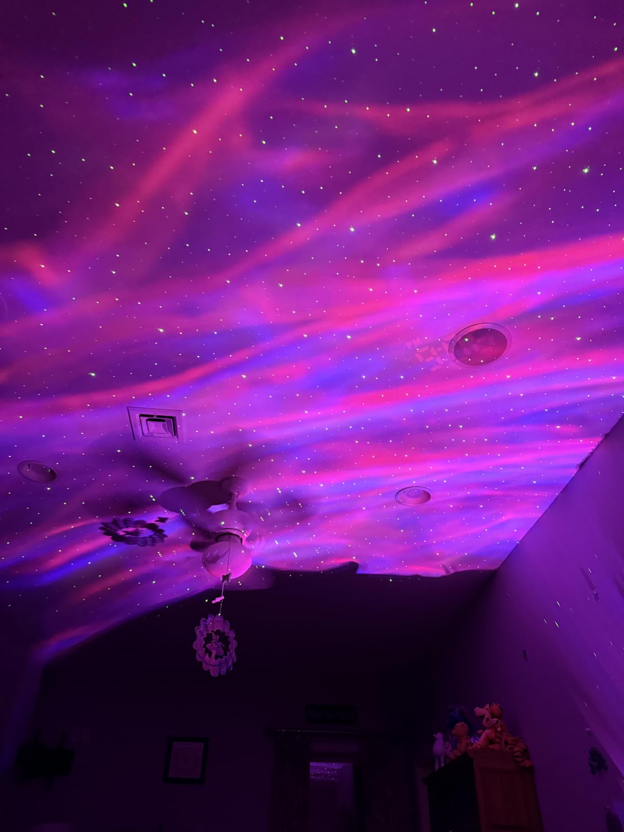 HERHOTER Galaxy Projector,Star Projector with Timer and Remote Control for Adults Bedroom Decoration, Party,Star Night Light customer photo 1