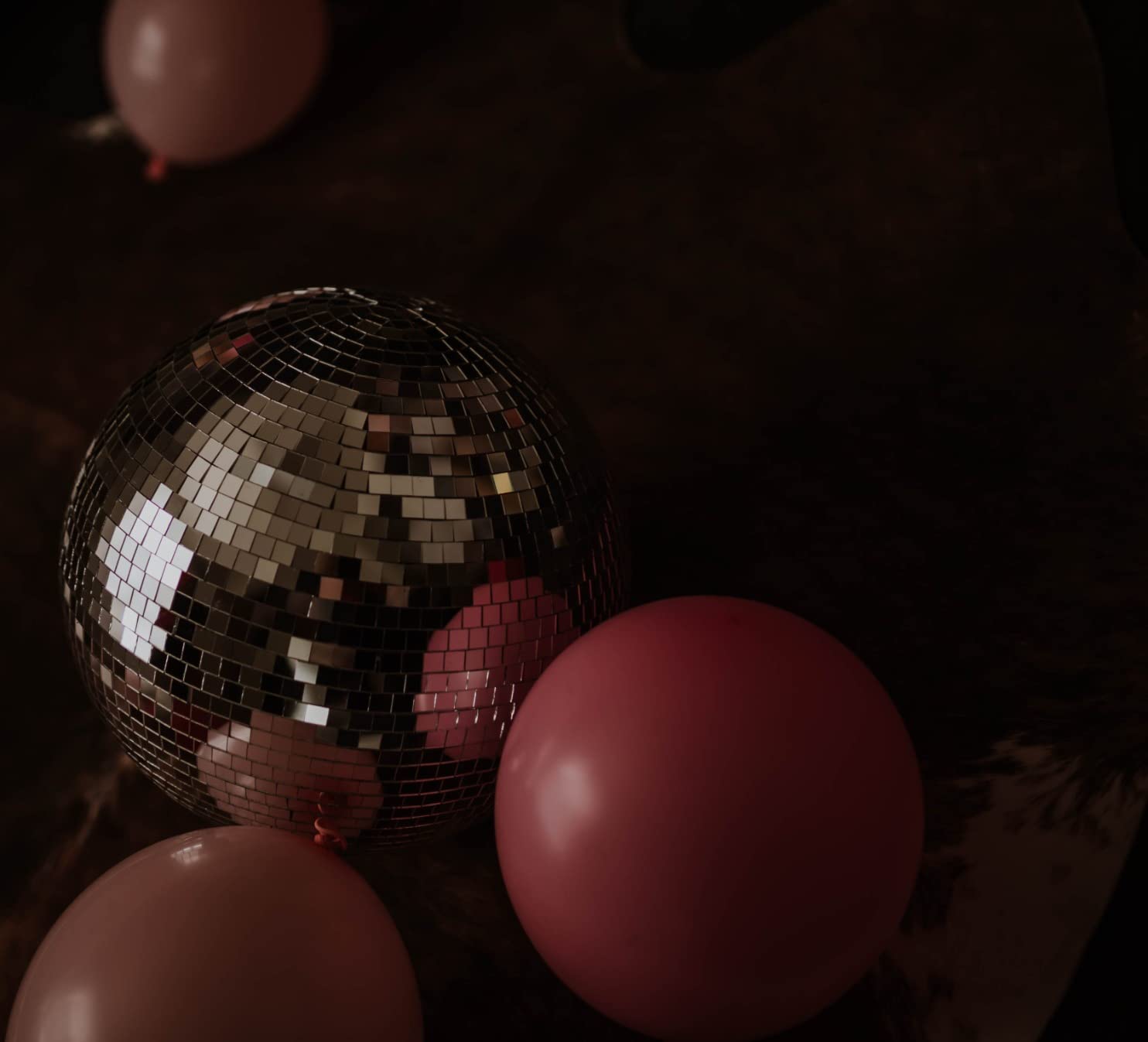 16 Inch Disco Ball Mirror Ball Hanging Ornament for Party Decoration DJ Club Stage Bar Wedding, Silver customer photo 1