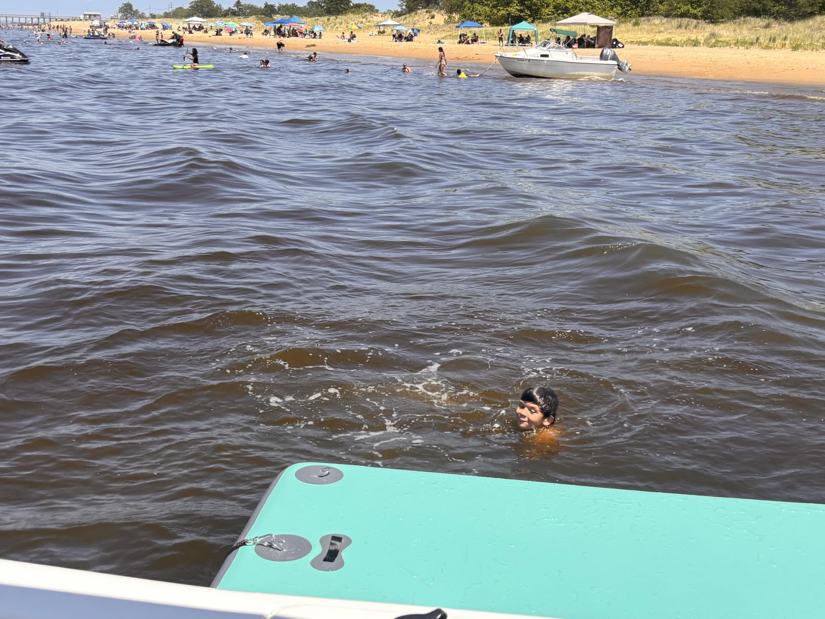 AWSUM Inflatable Floating Dock for Water Activities, 6ft-15ft Island Raft customer photo 1