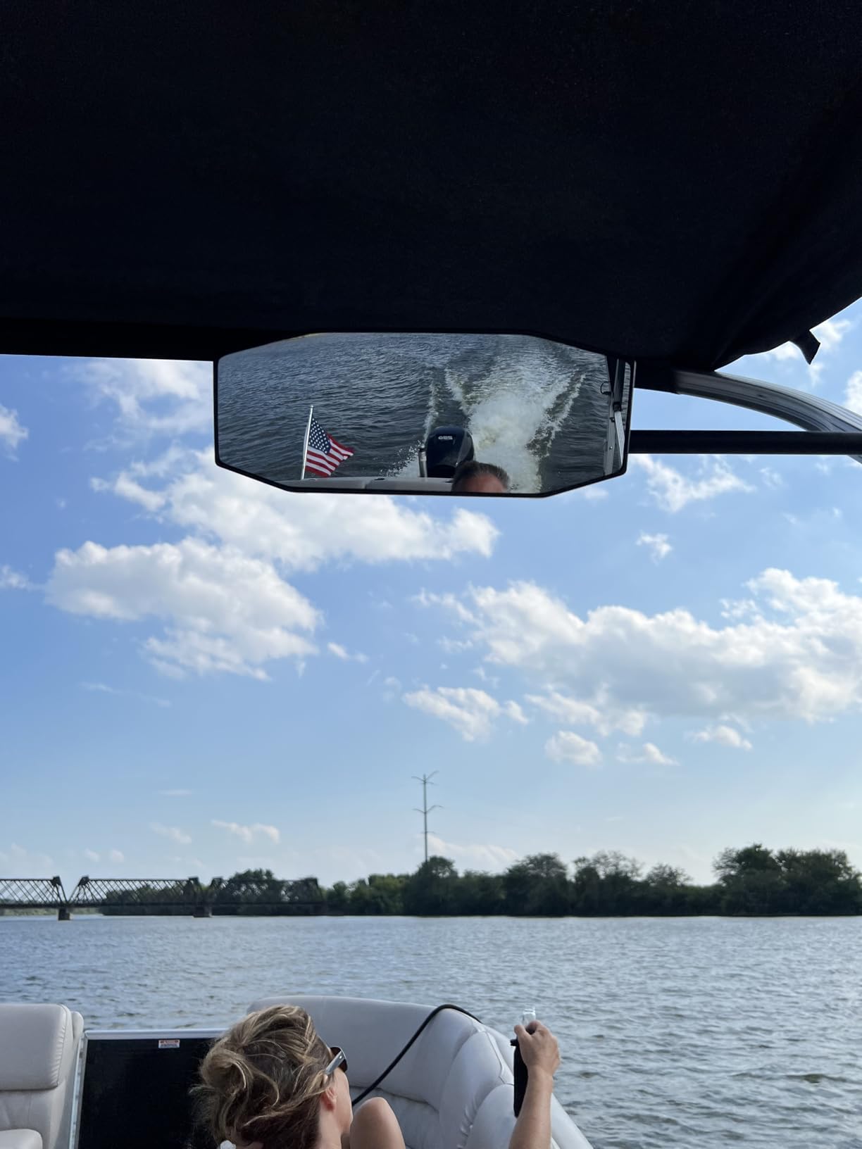 Pontoon Boat Mirror Rear View Pontoon Mirror 4.7