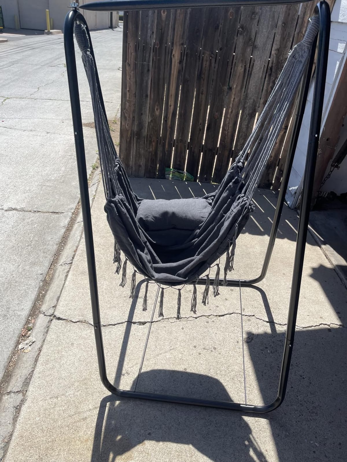 G TALECO GEAR Hammock Chair with Stand, Heavy Duty A-Frame customer photo 2