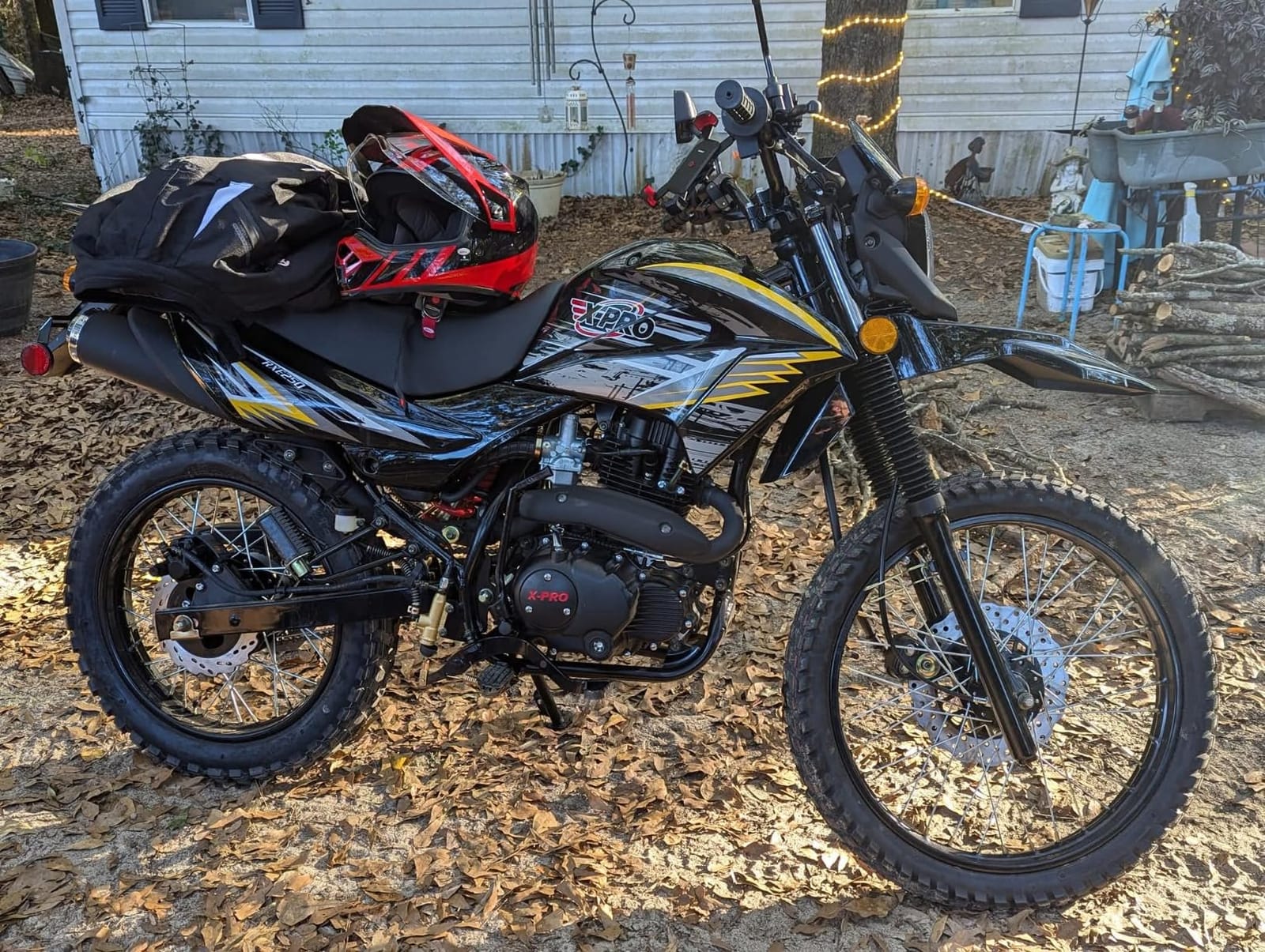 X-PRO Cavalier 250 with Zongshen Counter Balanced Engine 5-Speed Manual Transmission Dual Sports Enduro Dirt Bike, 21