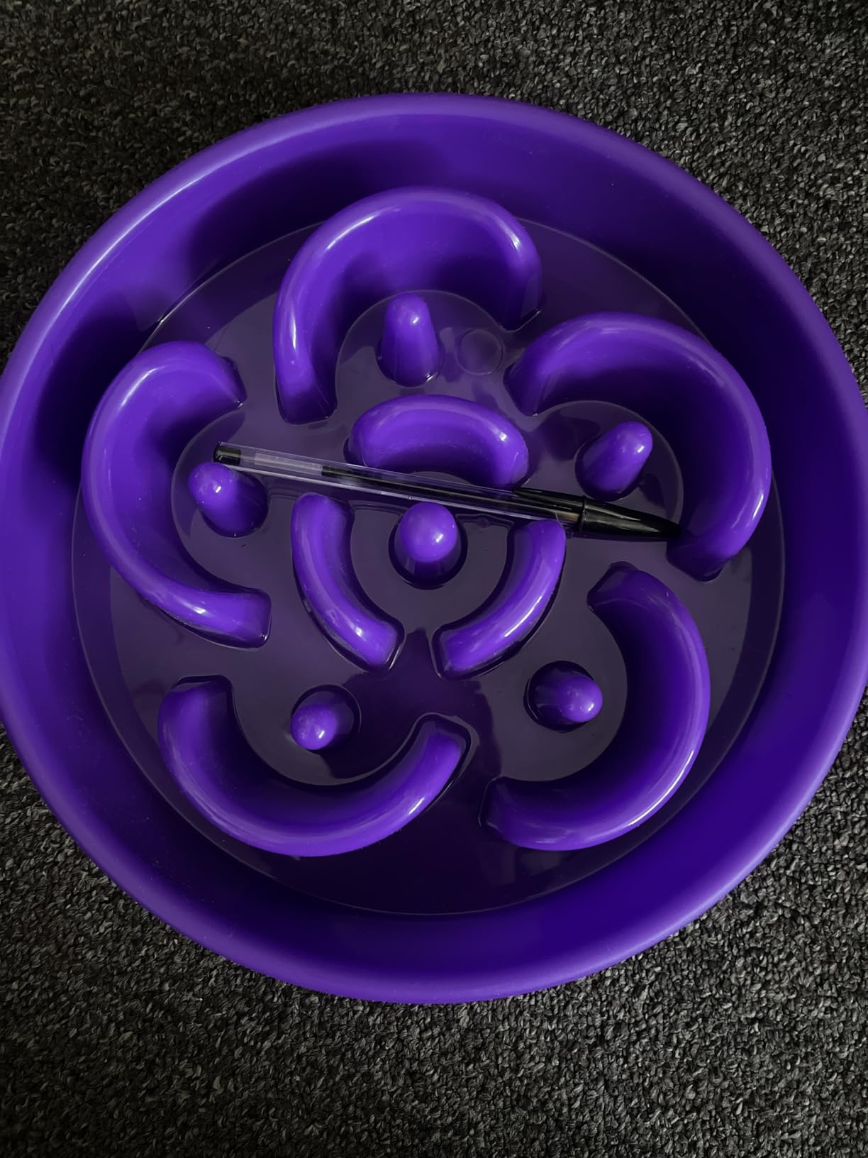 YINEYA Slow Feeder Dog Bowl for Large Dogs, 4-Cup Puzzle Feeder Bowl customer photo 2