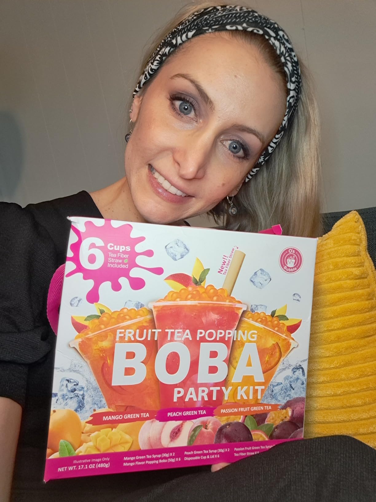 O's Bubble All in One Boba Tea Kit for Kids - Mixed Fruit, 6 Servings customer photo 2