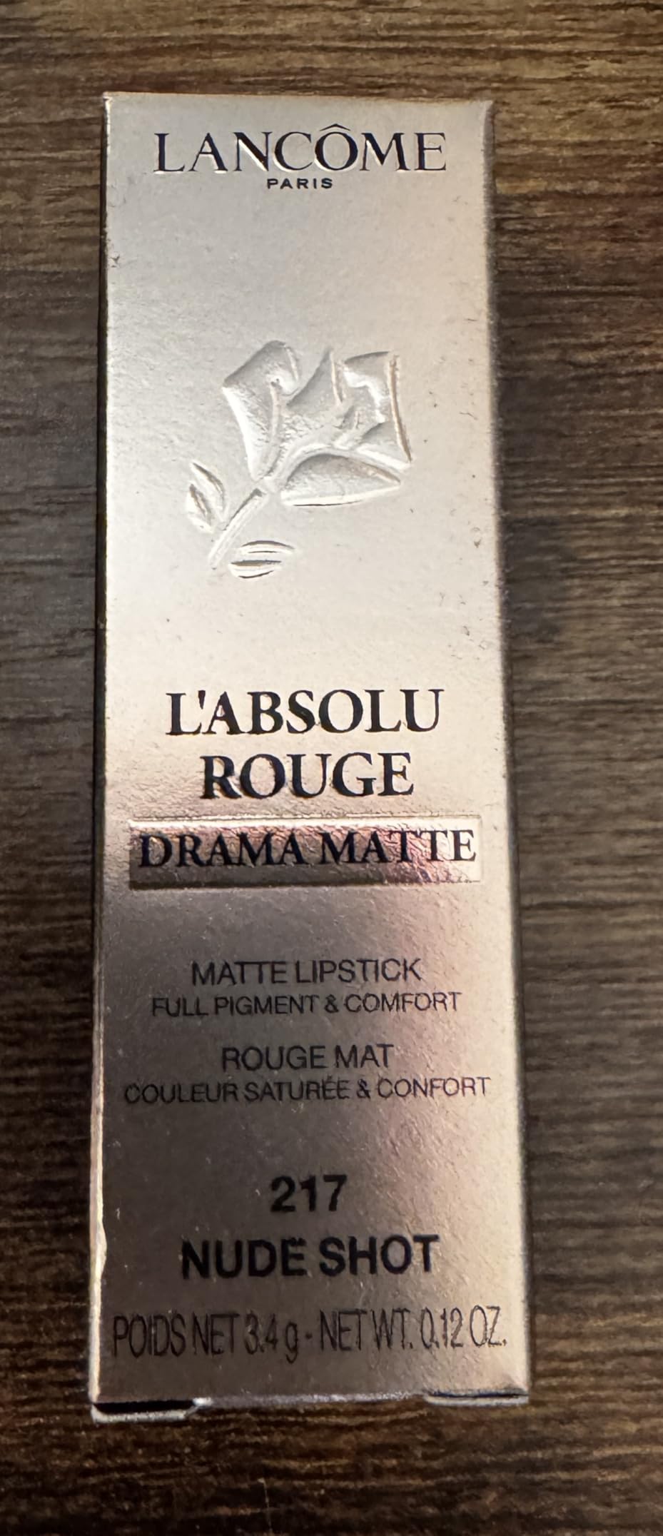 Lancôme L’Absolu Rouge Drama Matte - Ultra Matte Lipstick - Full Coverage customer photo 1