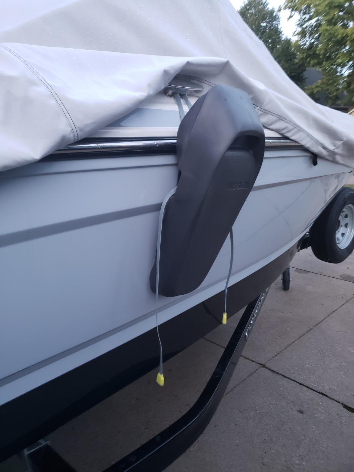 MISSION Boat Gear Sentry Boat Fenders 2 Pack - Heavy Duty Boat Fenders for Docking - Flat Hull-Hugging Boat Bumpers for Safe Boat Protection customer photo 2