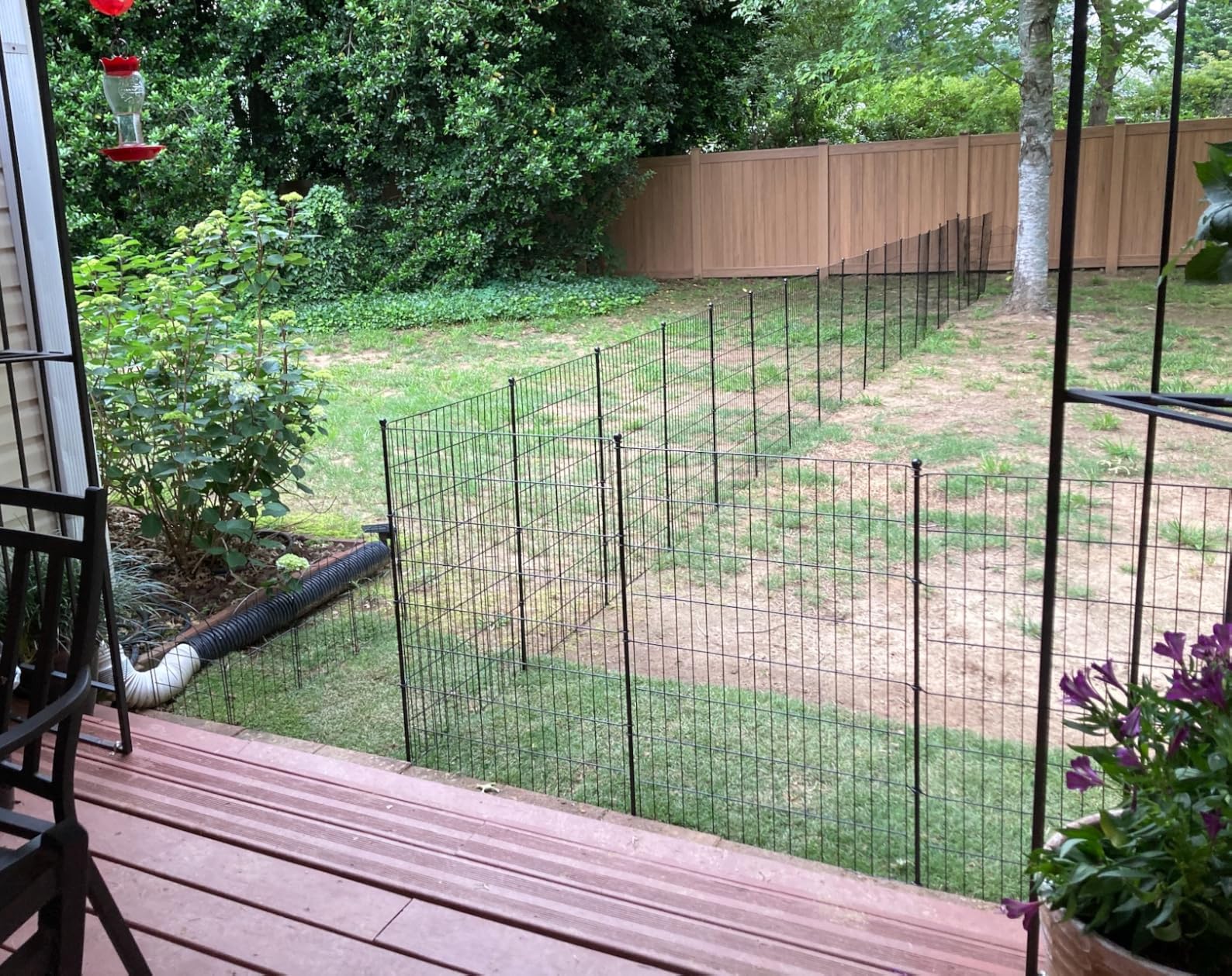 No Dig Garden Fence Outdoor for Yard, 40in (H) x 23.6ft(L) customer photo 1