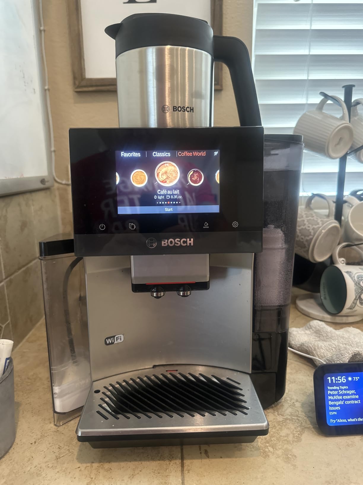 Bosch 800 Series Fully Automatic Coffee, Espresso Machine - Silver customer photo 1