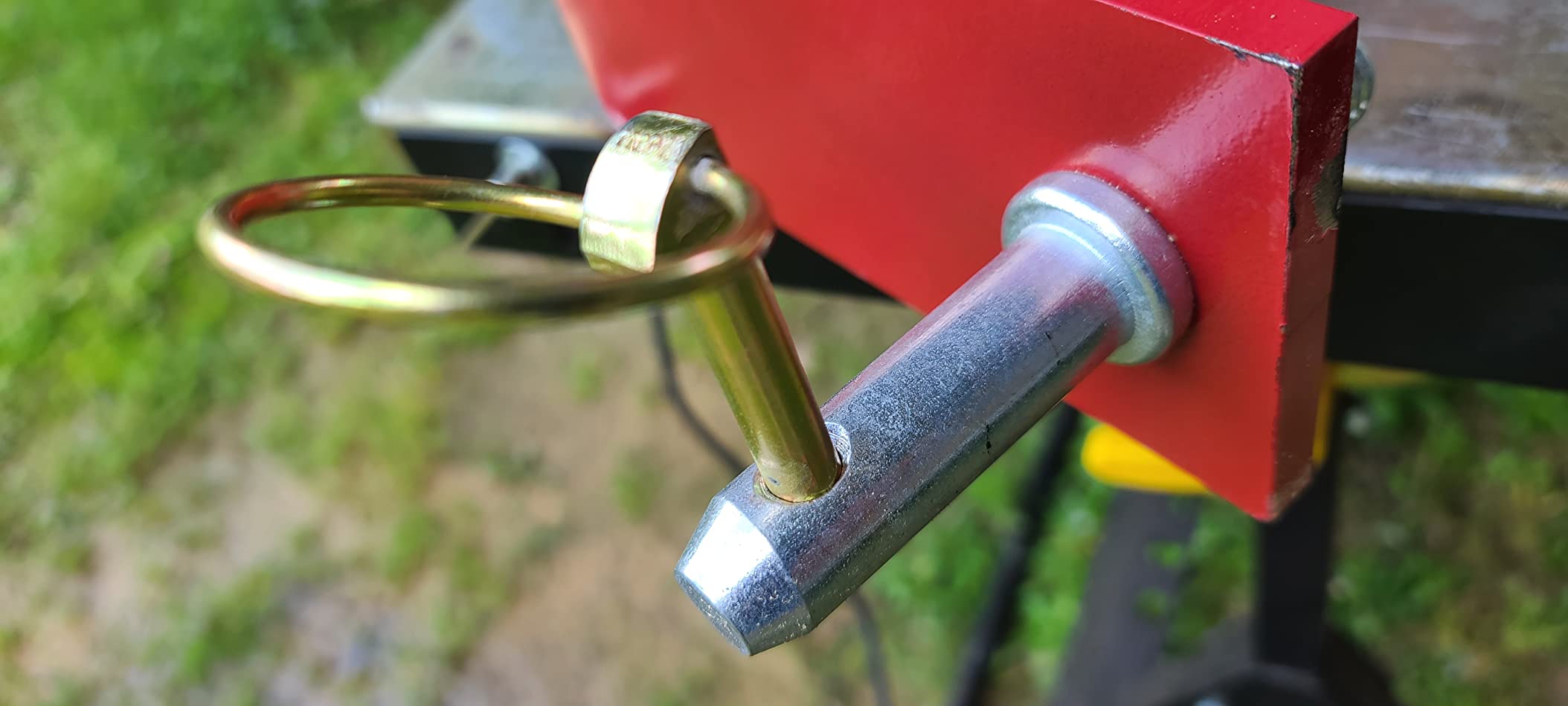 Titan Attachments 3 Point Gooseneck Tractor Trailer Hitch (Green, Frame Only) customer photo 1