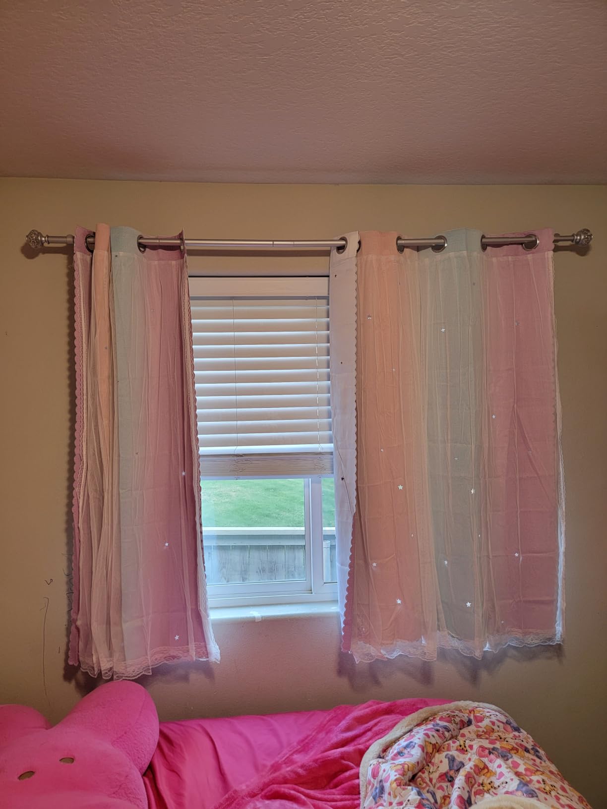 USFOOK Curtain Rods for Windows 48 to 84, Luxury Gold, 2 Pack customer photo 2