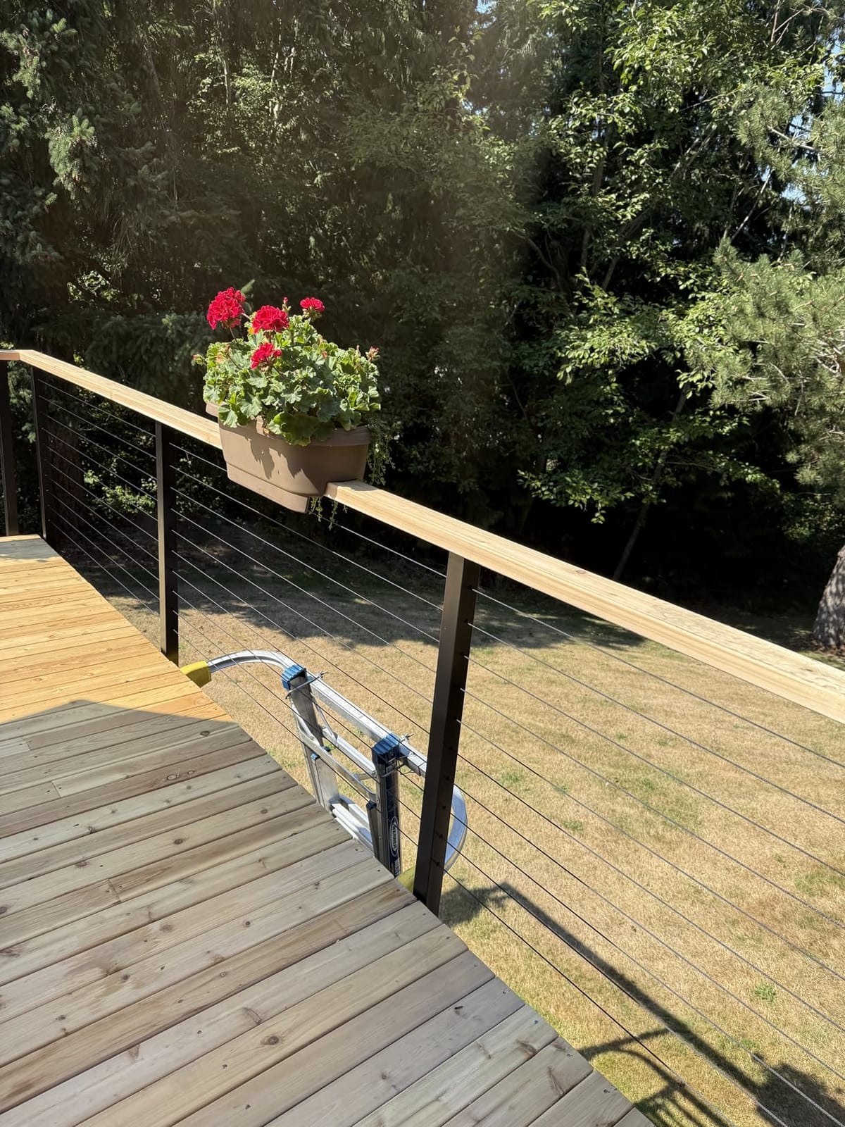 Muzata 16-20ft Side Mount Modular Cable Railing Kit for Decks 36 Inch RW21 customer photo 2