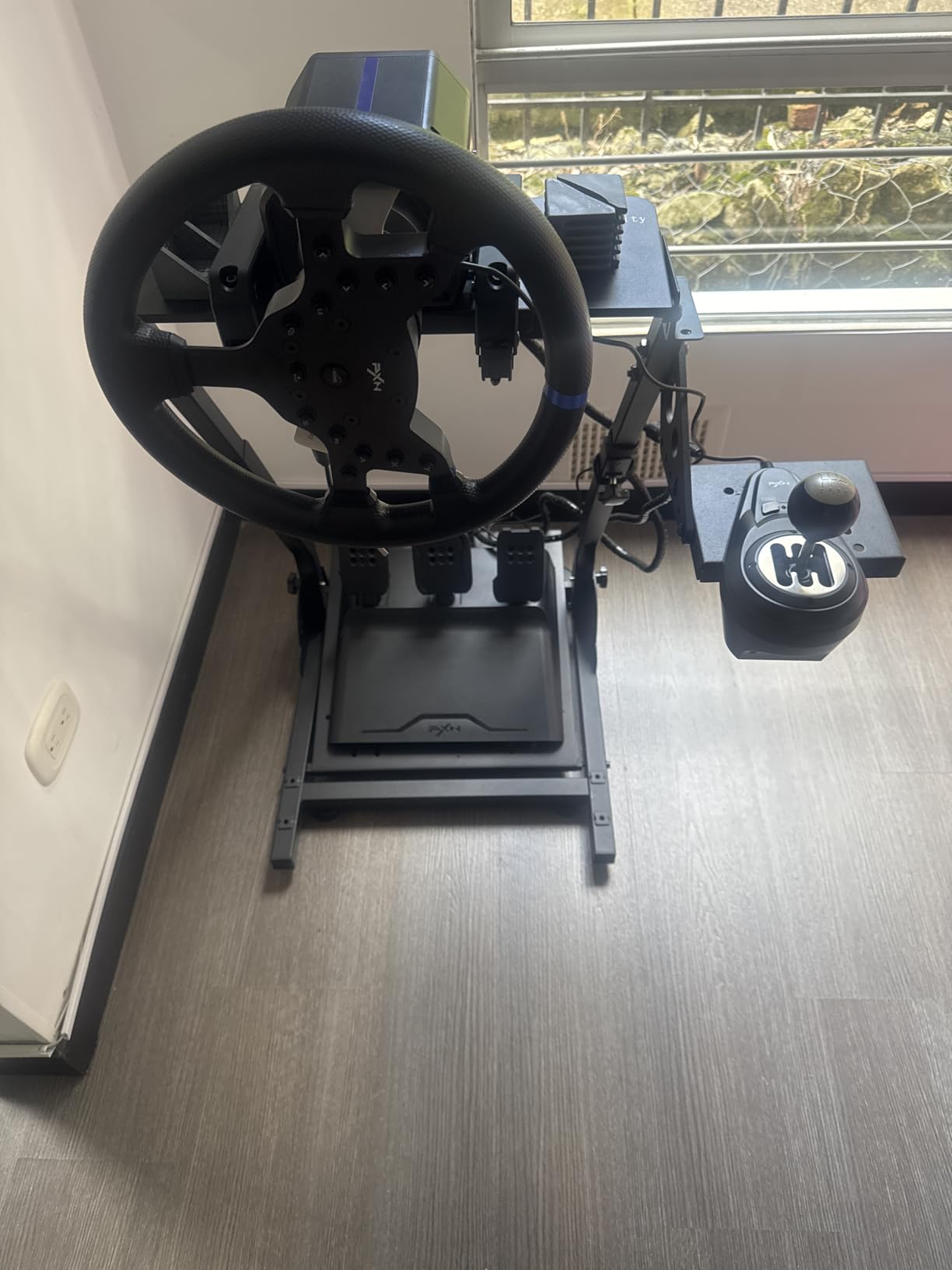 Grefinity Racing Wheel Stand, Height Adjustable Steering Wheel Stand customer photo 1