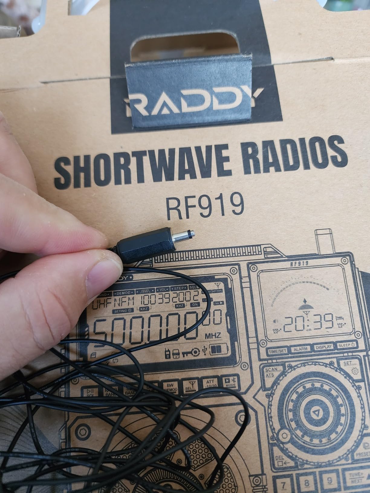 Raddy RF919 SSB Shortwave Radio Receiver, Full Band NOAA, Black customer photo 1