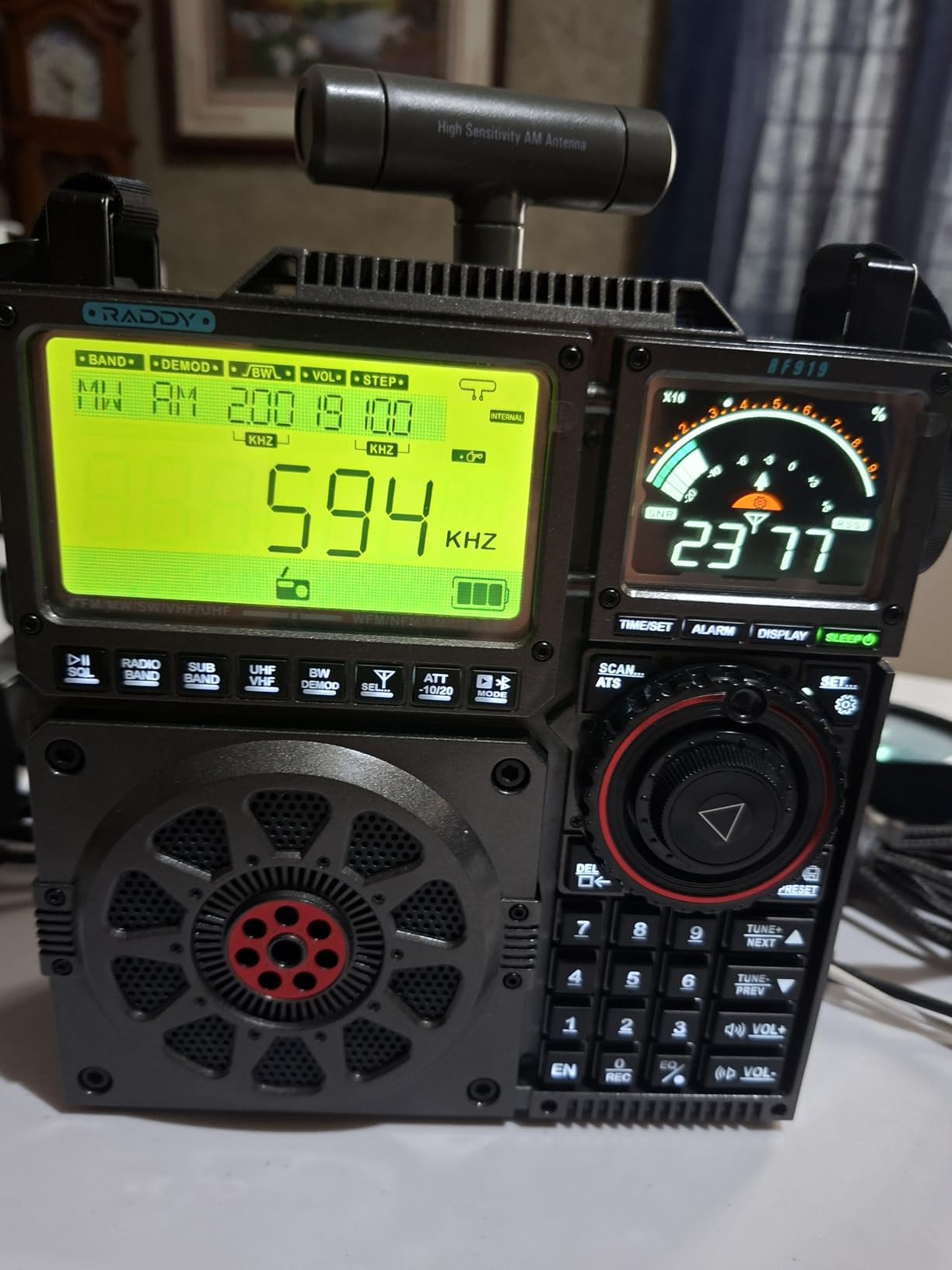 Raddy RF919 SSB Shortwave Radio Receiver, Full Band NOAA, Black customer photo 2