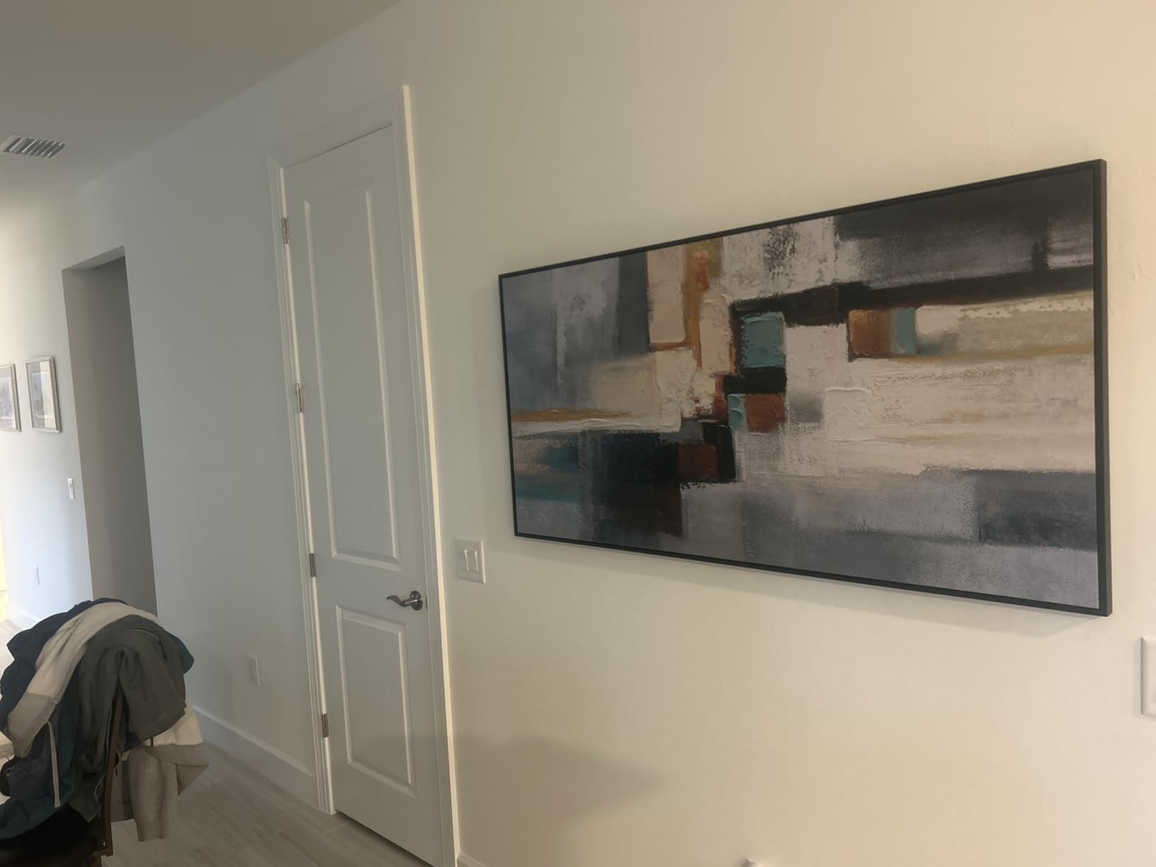 KLAKLA Extra Large Wall Art - Abstract Huge Canvas Picture Wall Decor Living Room Oversized Artwork for Walls Bedroom Office Decoration Modern Frame Wall Art customer photo 1