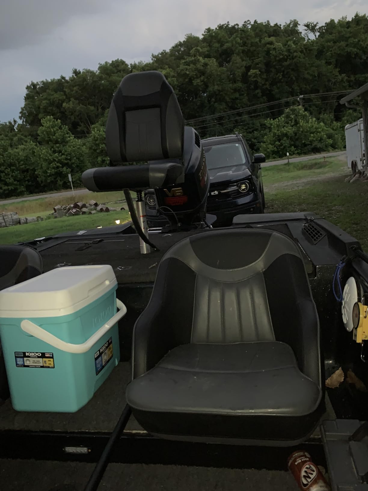 NORTHCAPTAIN Pontoon Boat Seat Captain Bucket Seat with Boat Seat Cover customer photo 2
