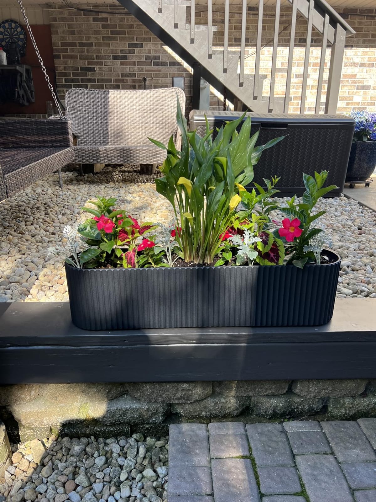 Veradek Demi Series Window Box Planter - Round Outdoor Planter customer photo 2