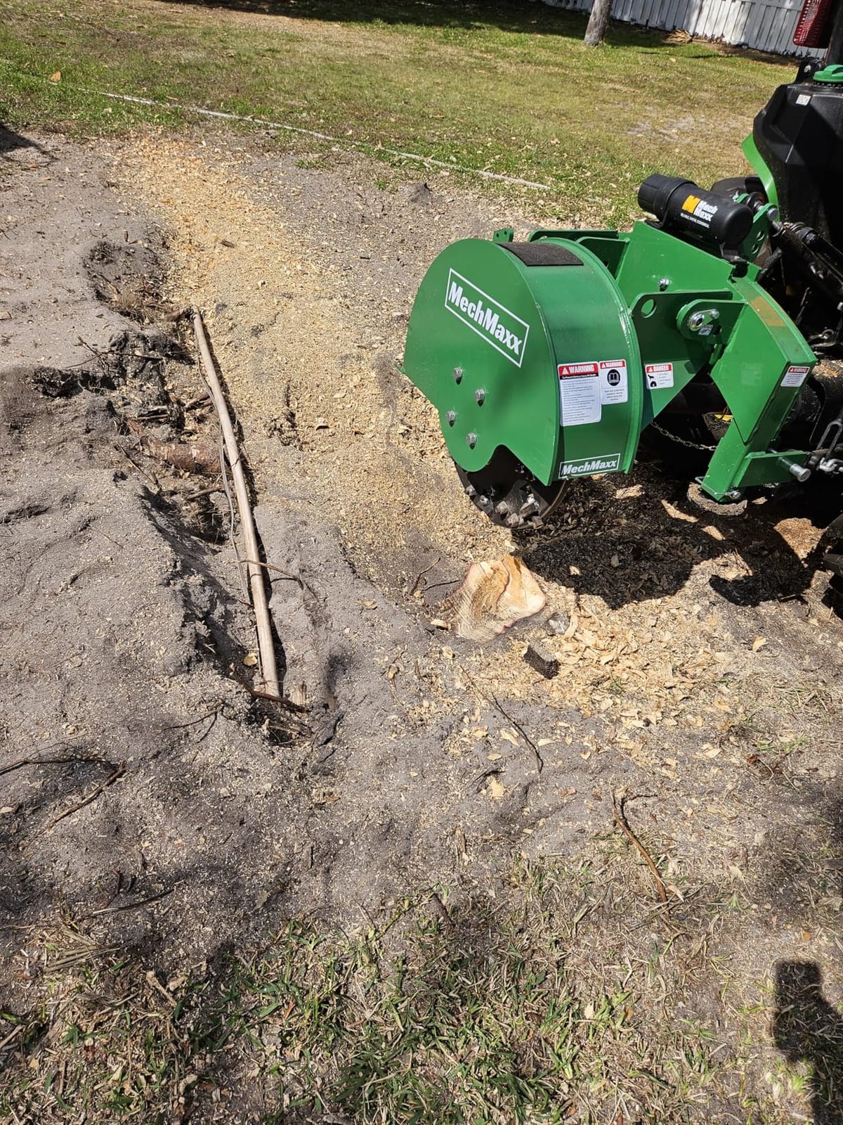 MechMaxx Heavy Duty PTO Powered Stump Root Grinder, Includes 12 Bonus Teeth customer photo 2