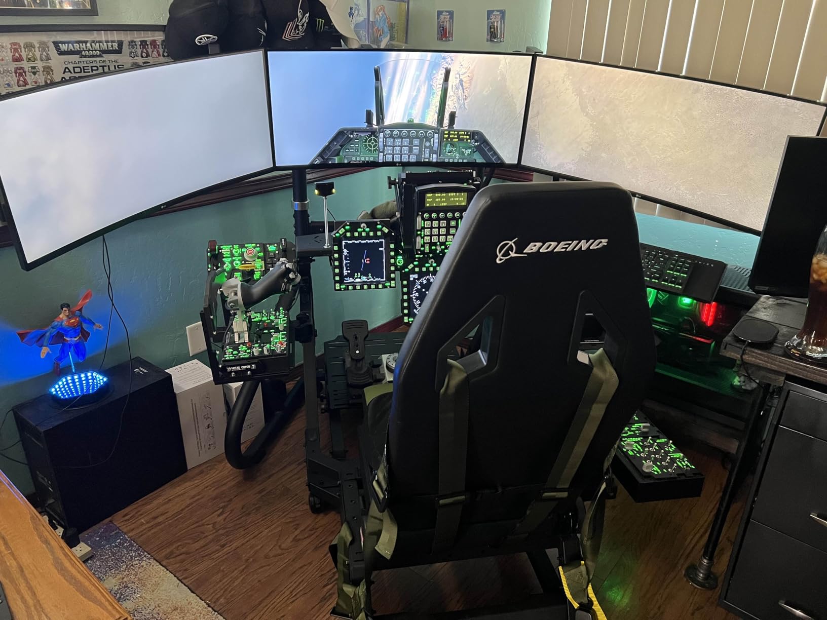 Next Level Racing Flight Seat Pro Boeing Military Edition (NLR-S039) customer photo 1