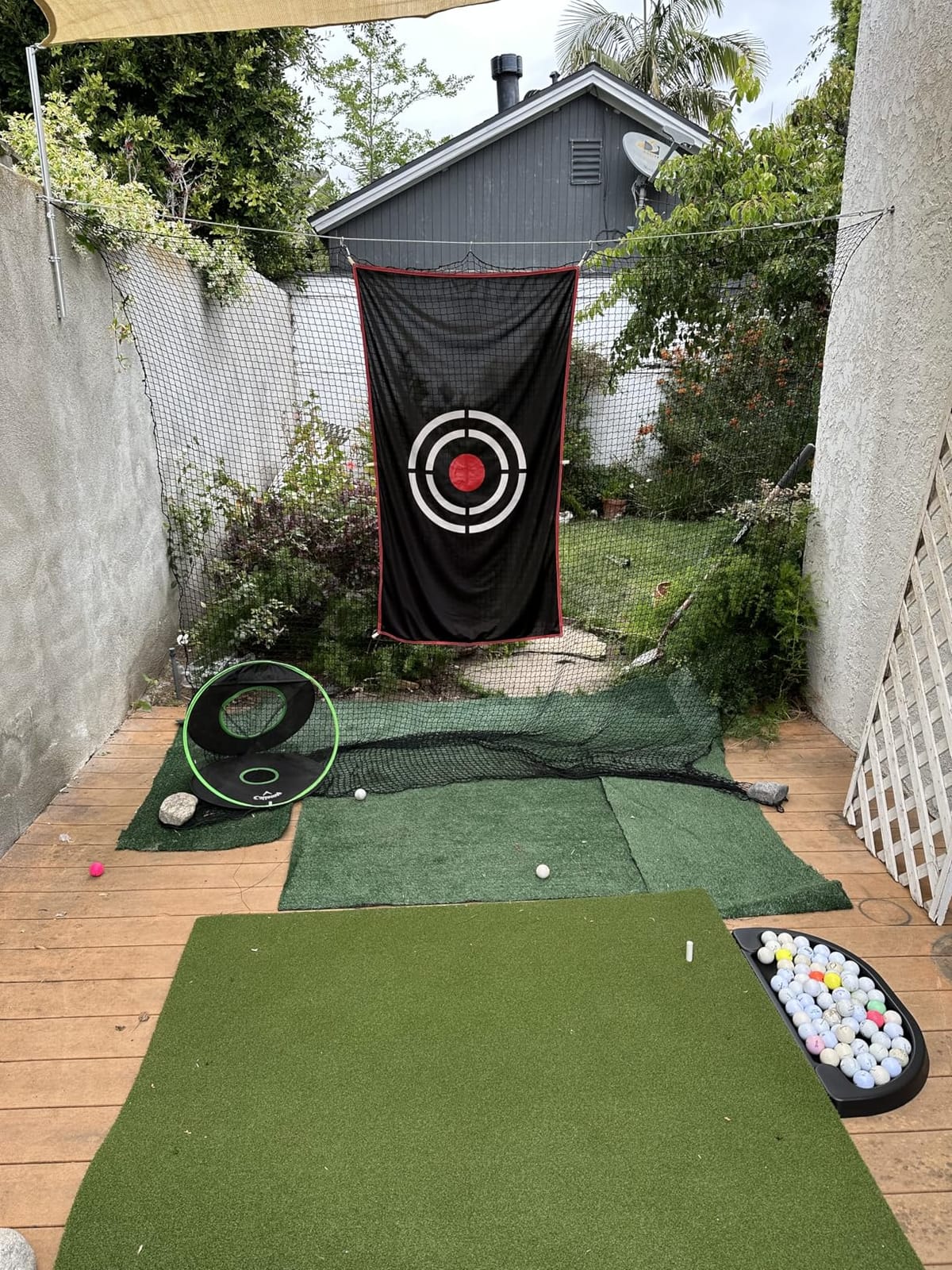 Bltend Golf Mat 36mm: 5x4ft/6x4ft Golf Hitting Mat Practice Outdoor Indoor | Elite Dense Artificial Turf, Heavy Duty Thickened EVA Backing, Balls & Tees, Driving Chipping Backyard Simulators Practice customer photo 2