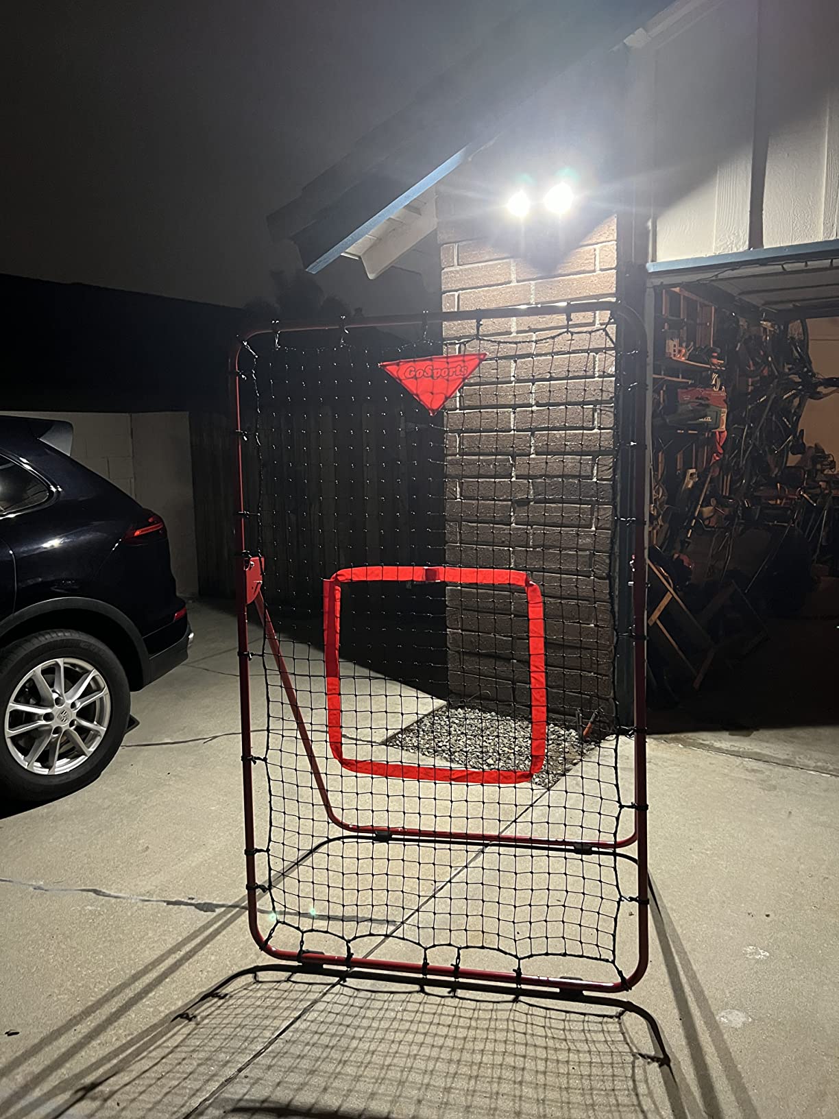 GoSports Baseball & Softball Pitching and Fielding Rebounder - Pitch Back Net - Choose Your Size customer photo 1
