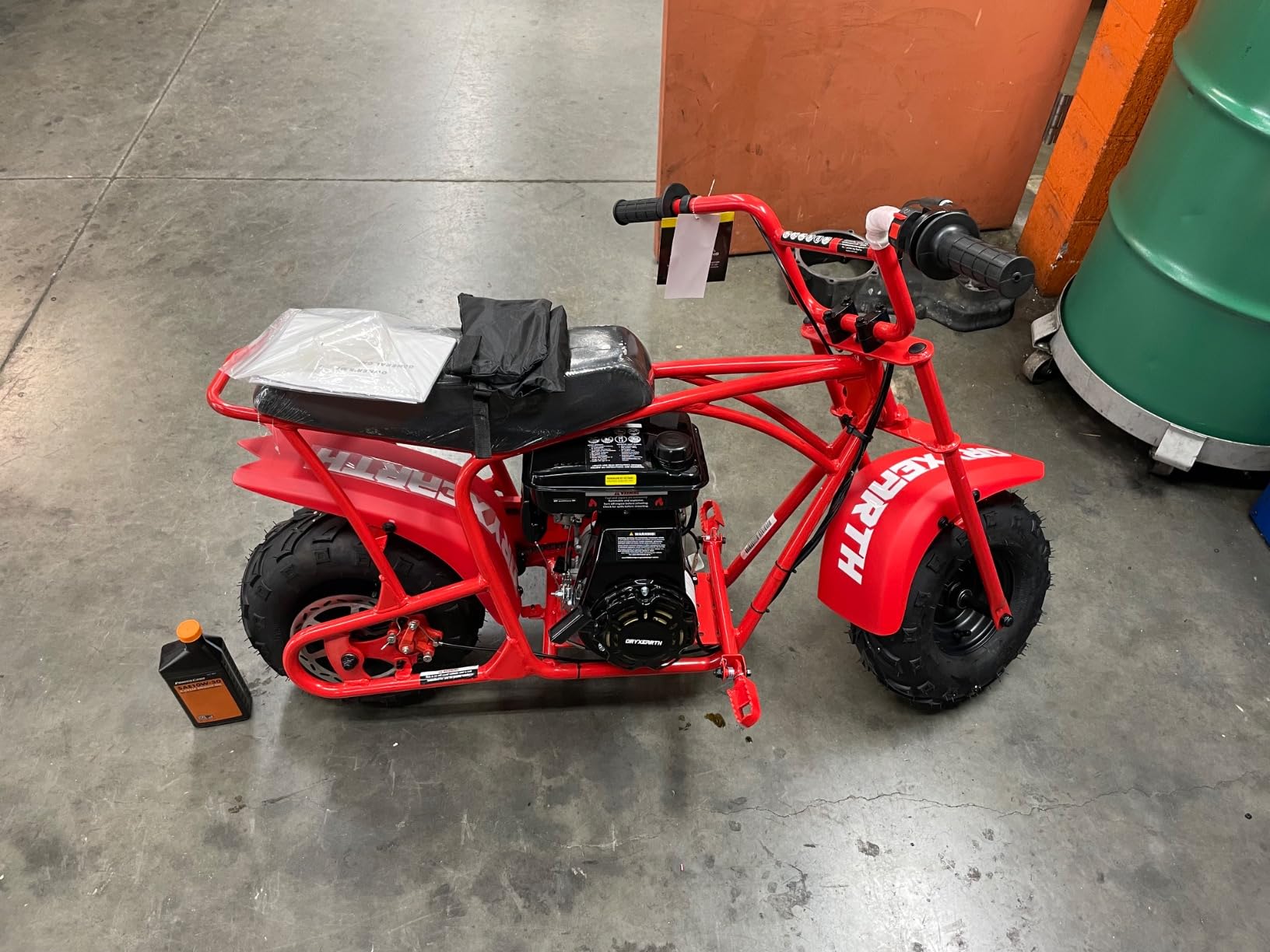 BRM100 Mini Dirt Pit Bike 105cc 4-Stroke Off Road for Teens Adults 220 LBS customer photo 2