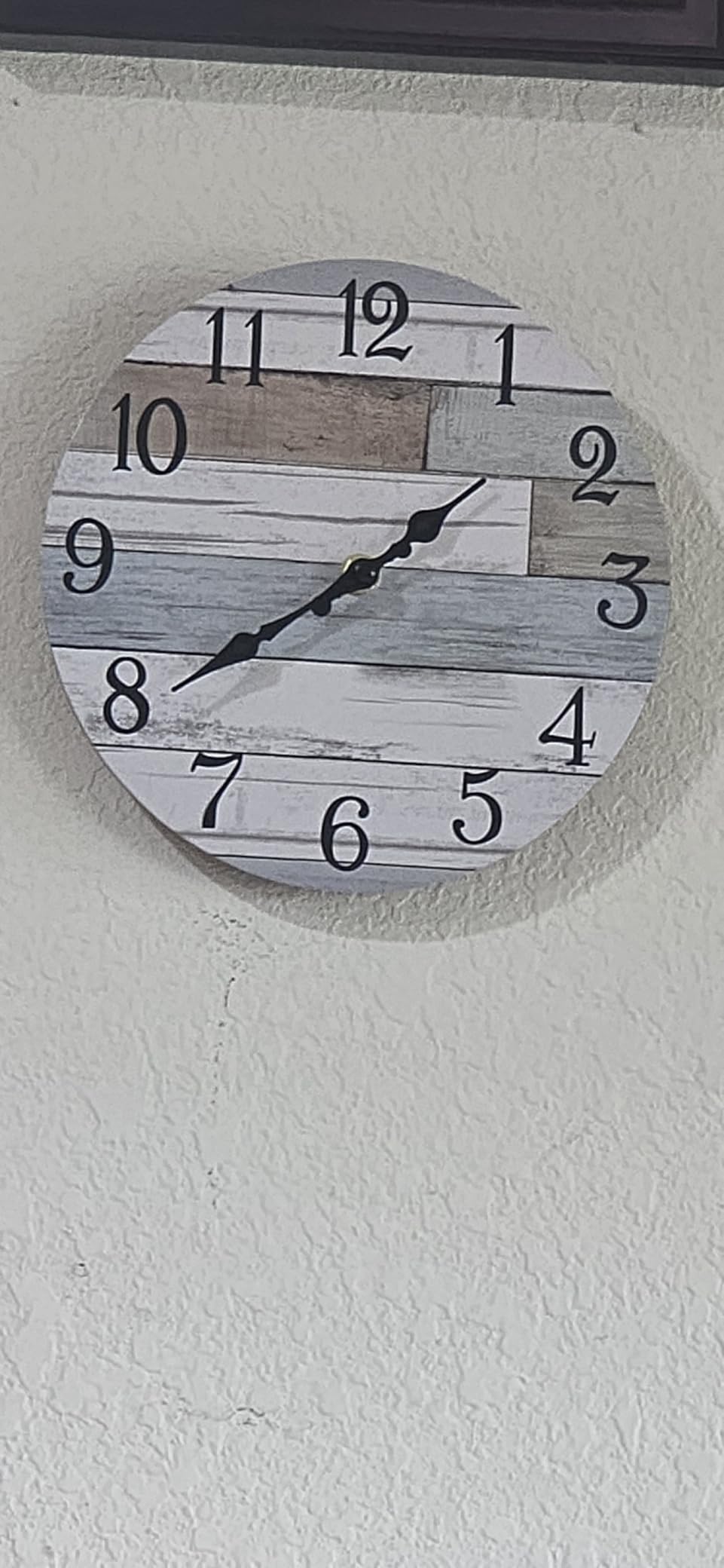 KECYET 14 Inch Wall Clock Battery Operated Silent Non Ticking Nautical customer photo 1