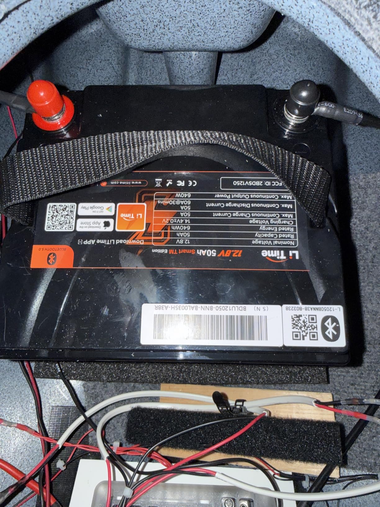 LiTime 12V 50Ah Trolling Motors LiFePO4 Lithium Battery for Fish Finder customer photo 2