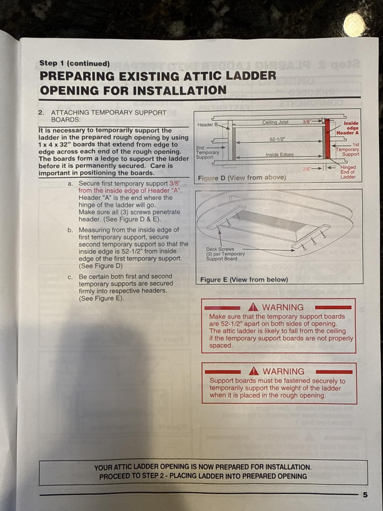 Aluminum Attic Ladder 54
