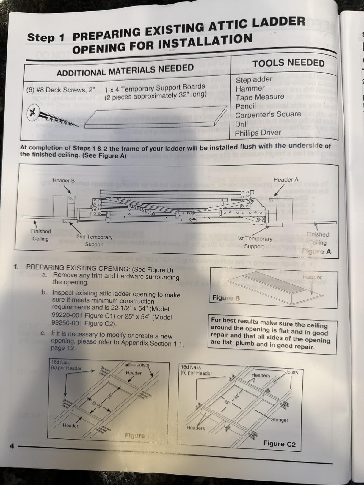 Aluminum Attic Ladder 54