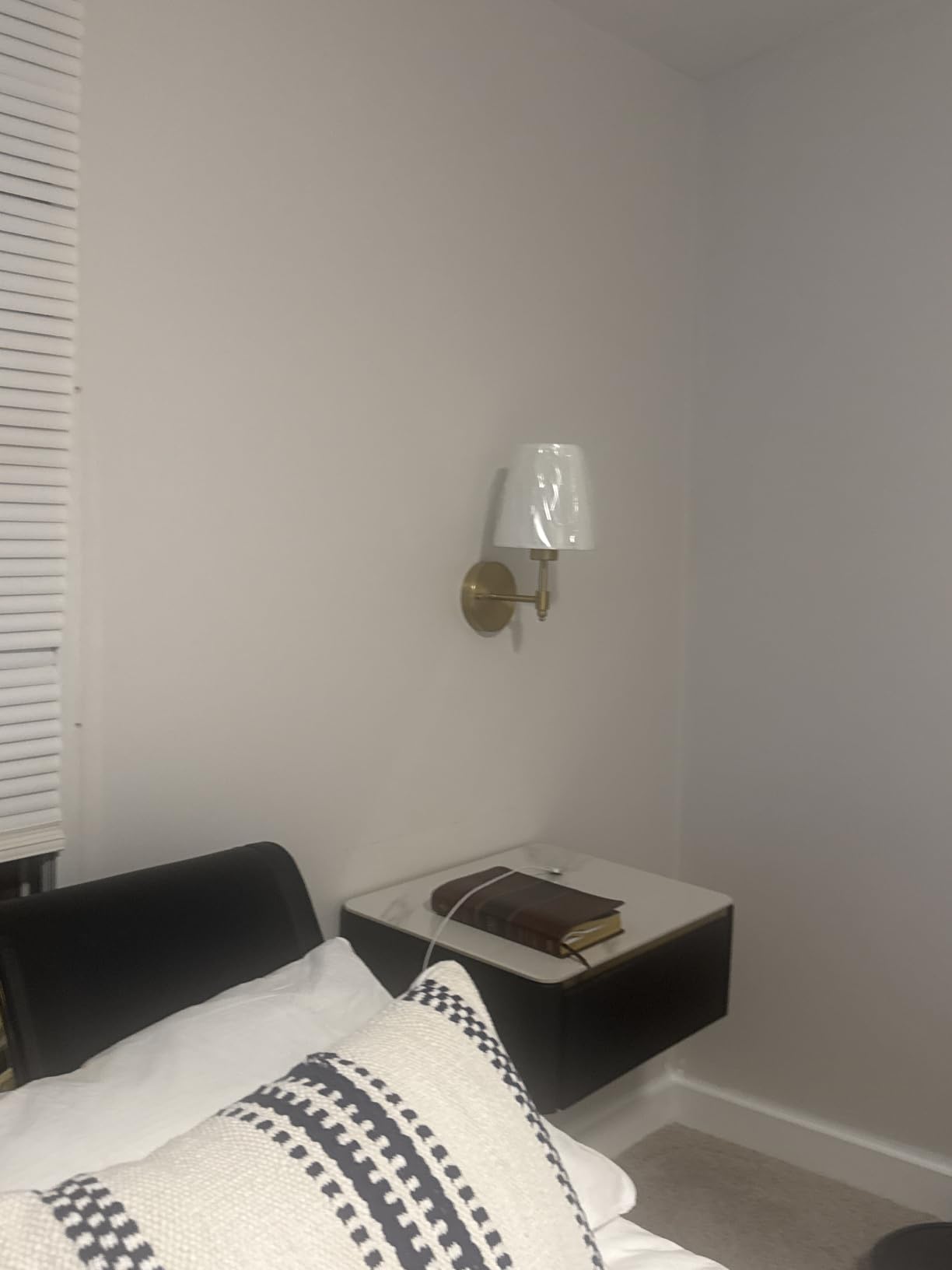 Nekhung Battery Operated Wall Sconce, Peel and Stick Sconces Set of 2 | Wireless Adhesive Stick On Wall Sconce, 10000mAh Rechargeable RGB Bulb with Remote, No Drill Wall Light for Bedroom Decor customer photo 1