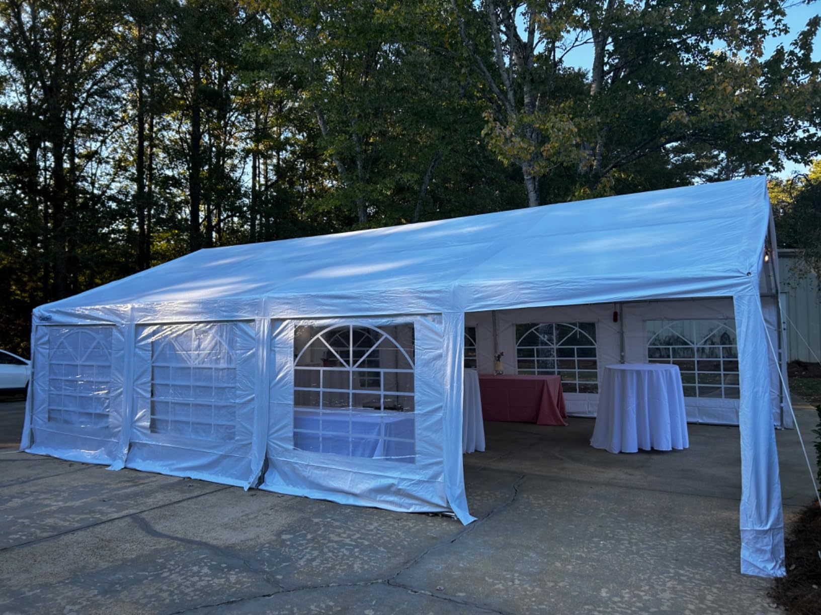 Quictent 20x30 Heavy Duty PVC Party Tent with 10 Removable Sidewalls customer photo 1