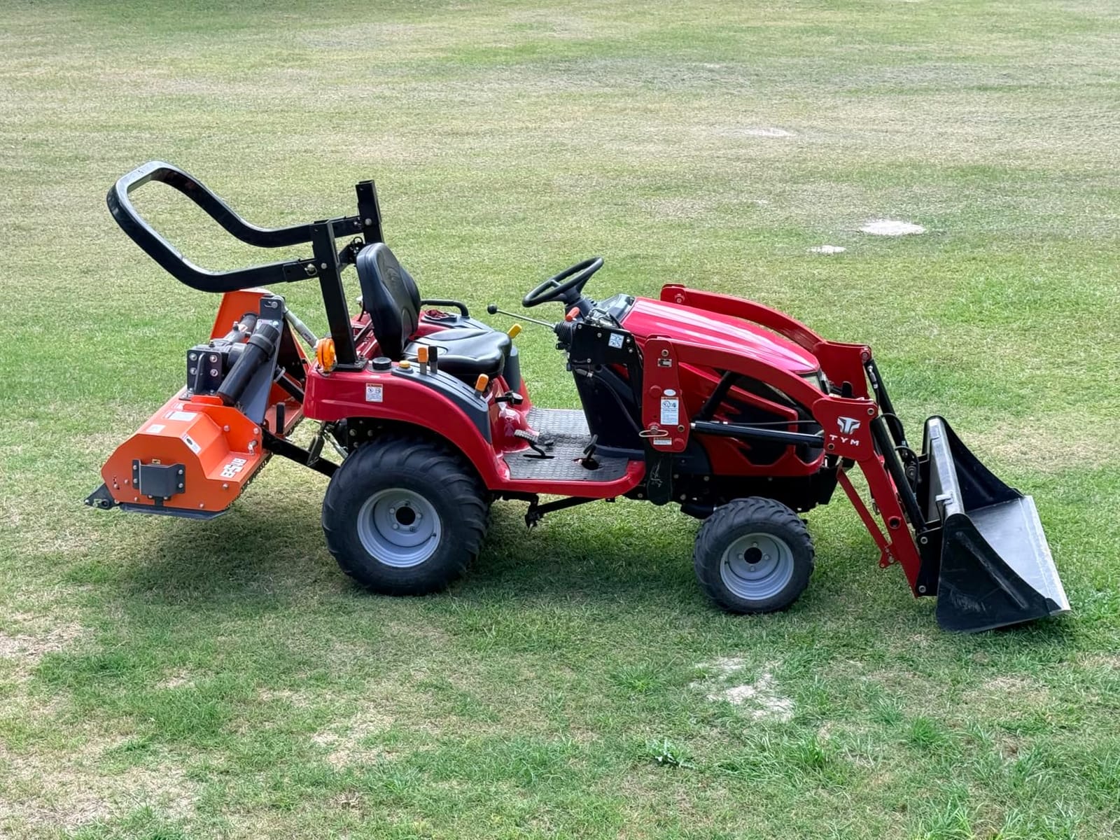 60'' inch PTO Powered 3 Point Standard Duty Flail Mower for 15-35hp Tractor, NOT Suitable for Quick Hitch, Model EFS60 customer photo 1