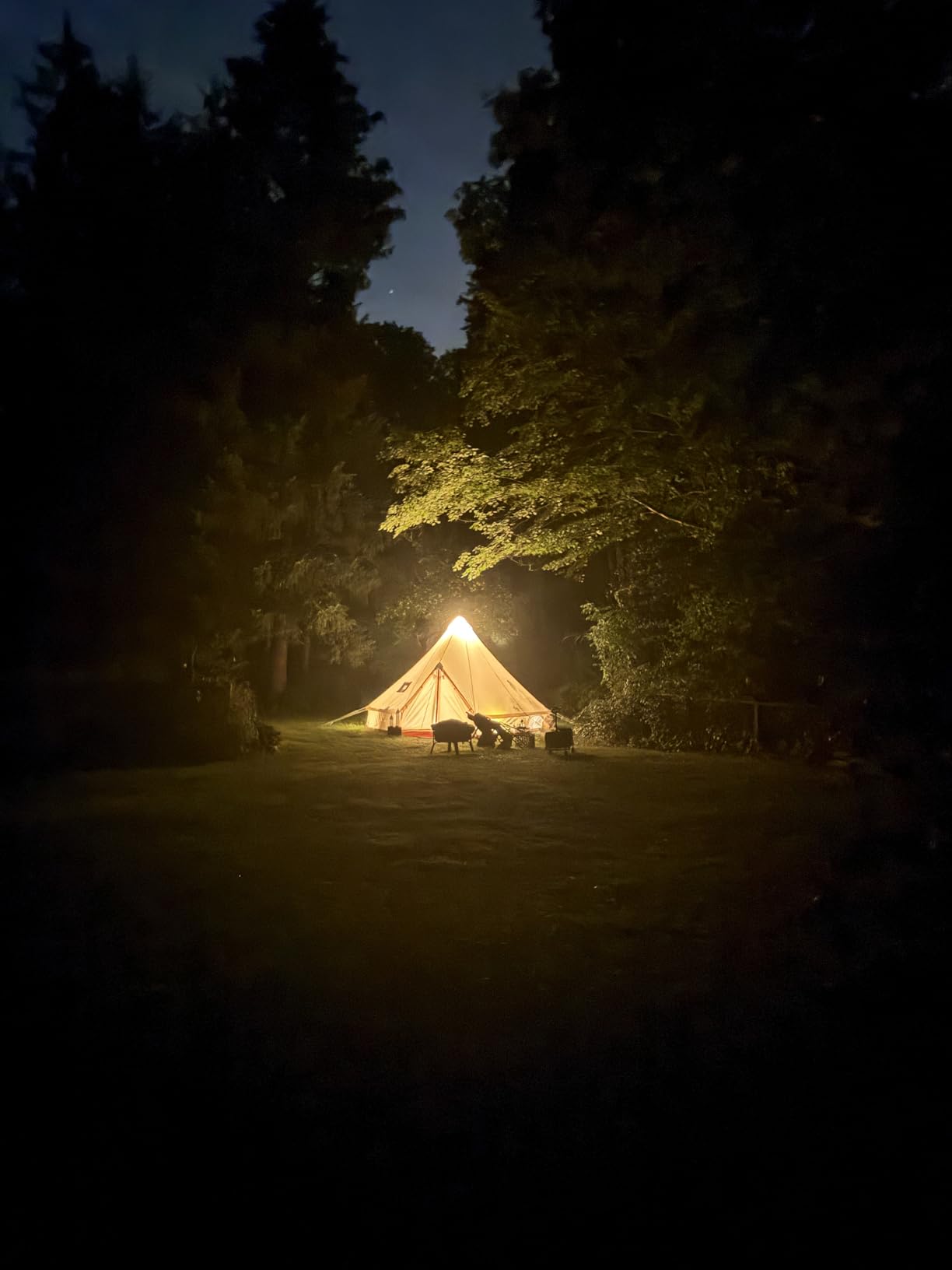 MC TOMOUNT Canvas Tent Bell Tent Yurt, 4 Season Luxury Tents for Camping customer photo 1