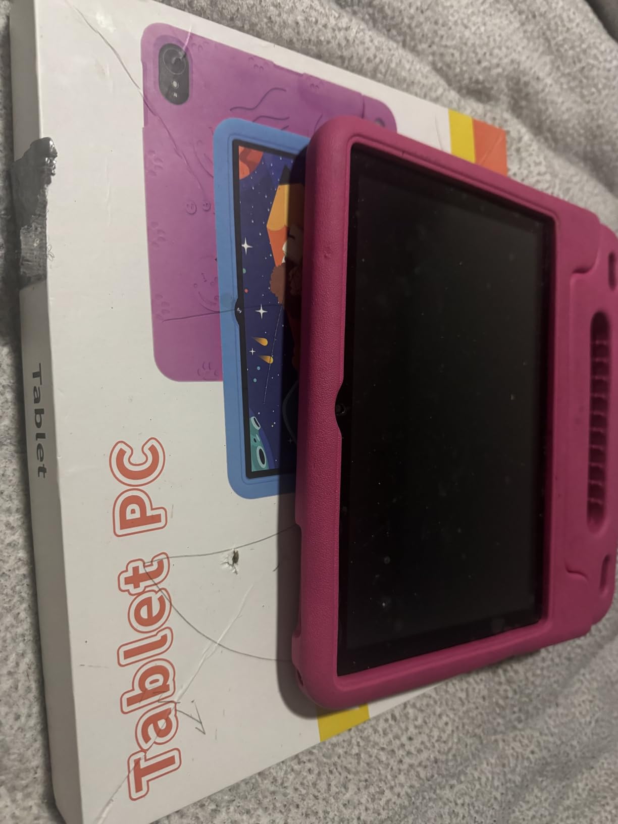 EDDBNi Kids Tablet Android 15 Tablet 10 inch Kids Tablets with Case Quad Core 64GB Dual Camera Parental Controls 2.4G WiFi Educational Tablets customer photo 2